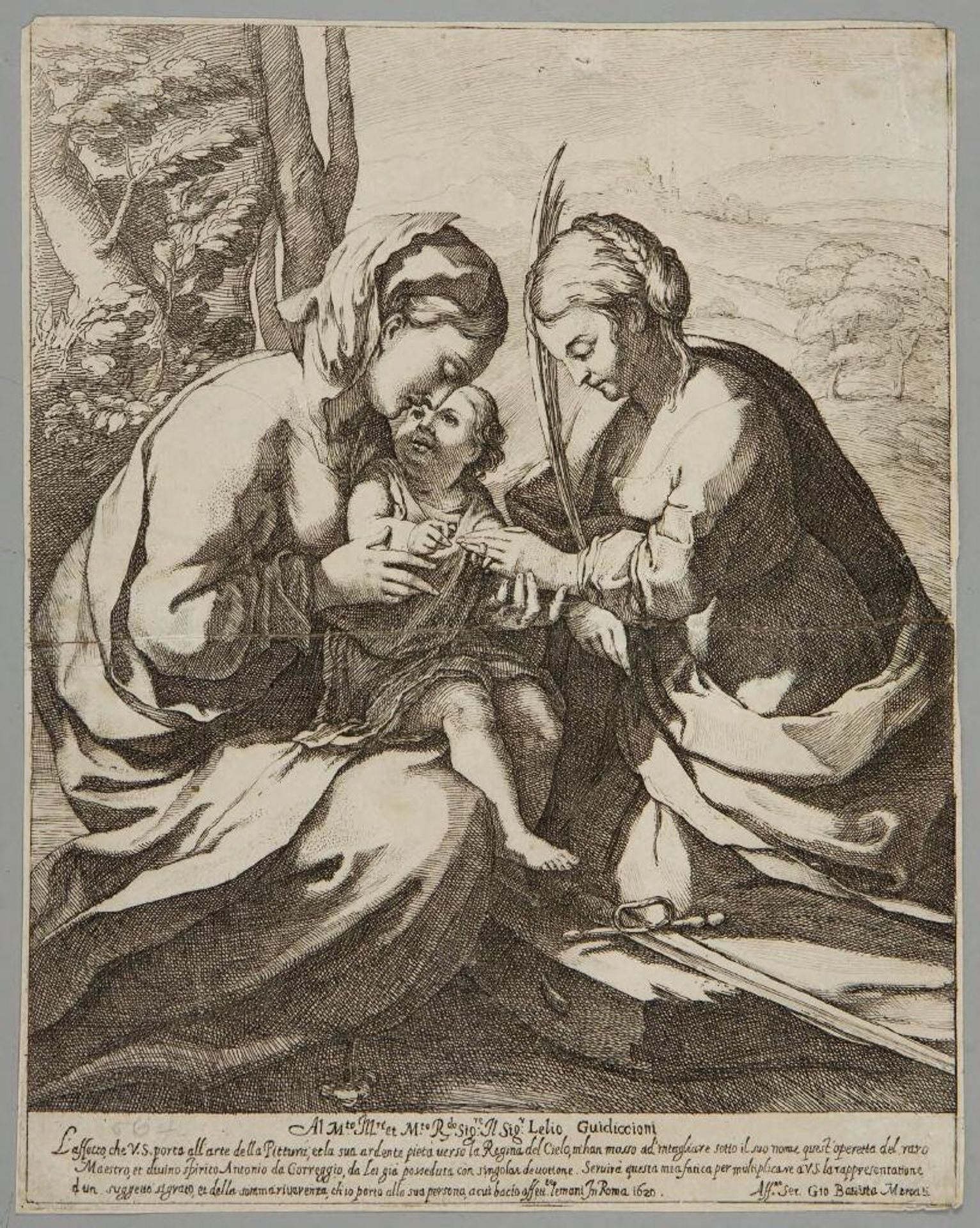 Marriage of Saint Catherine by Giovanni Battista Mercati