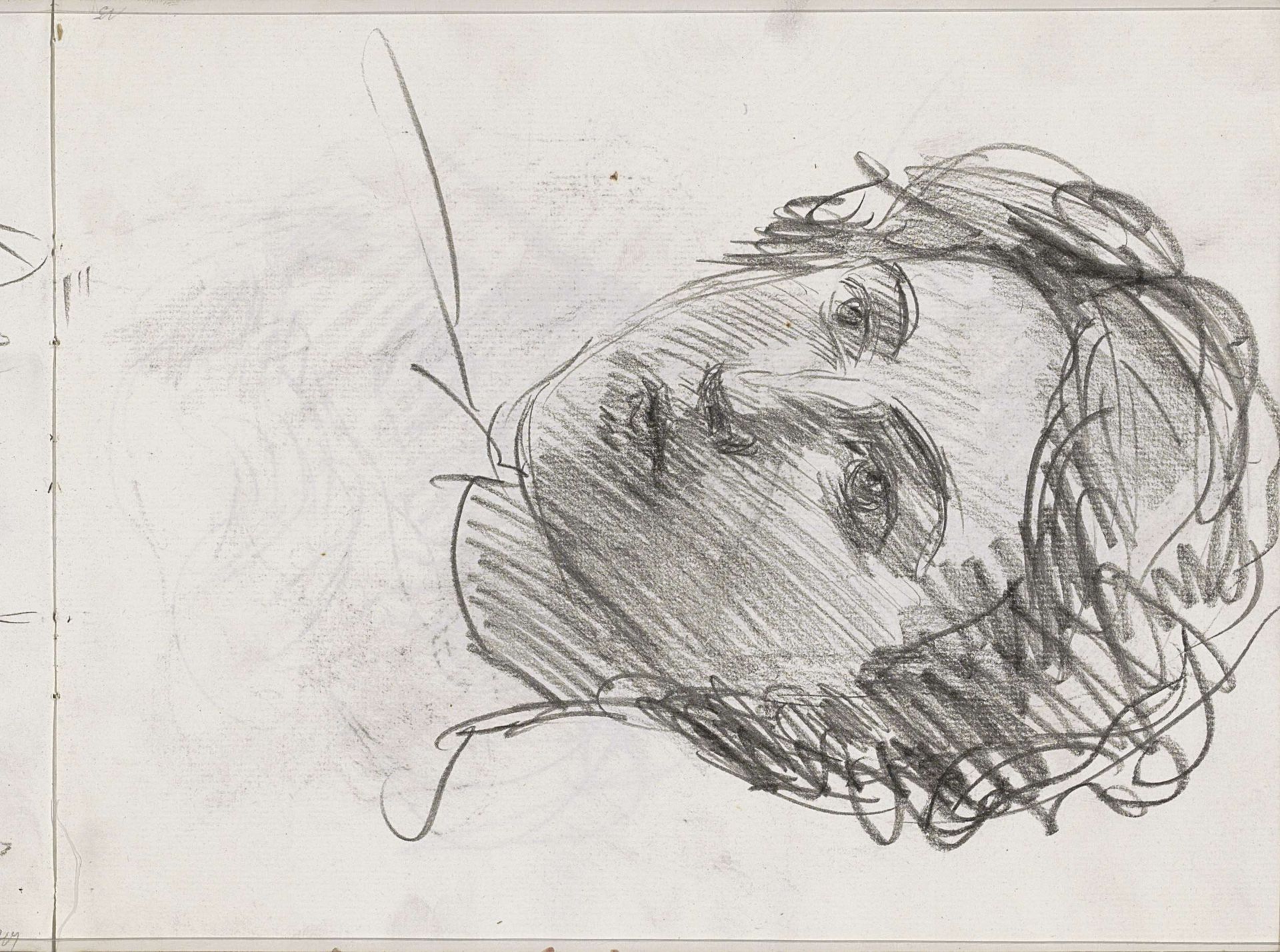 Vrouwenhoofd by Isaac Israels