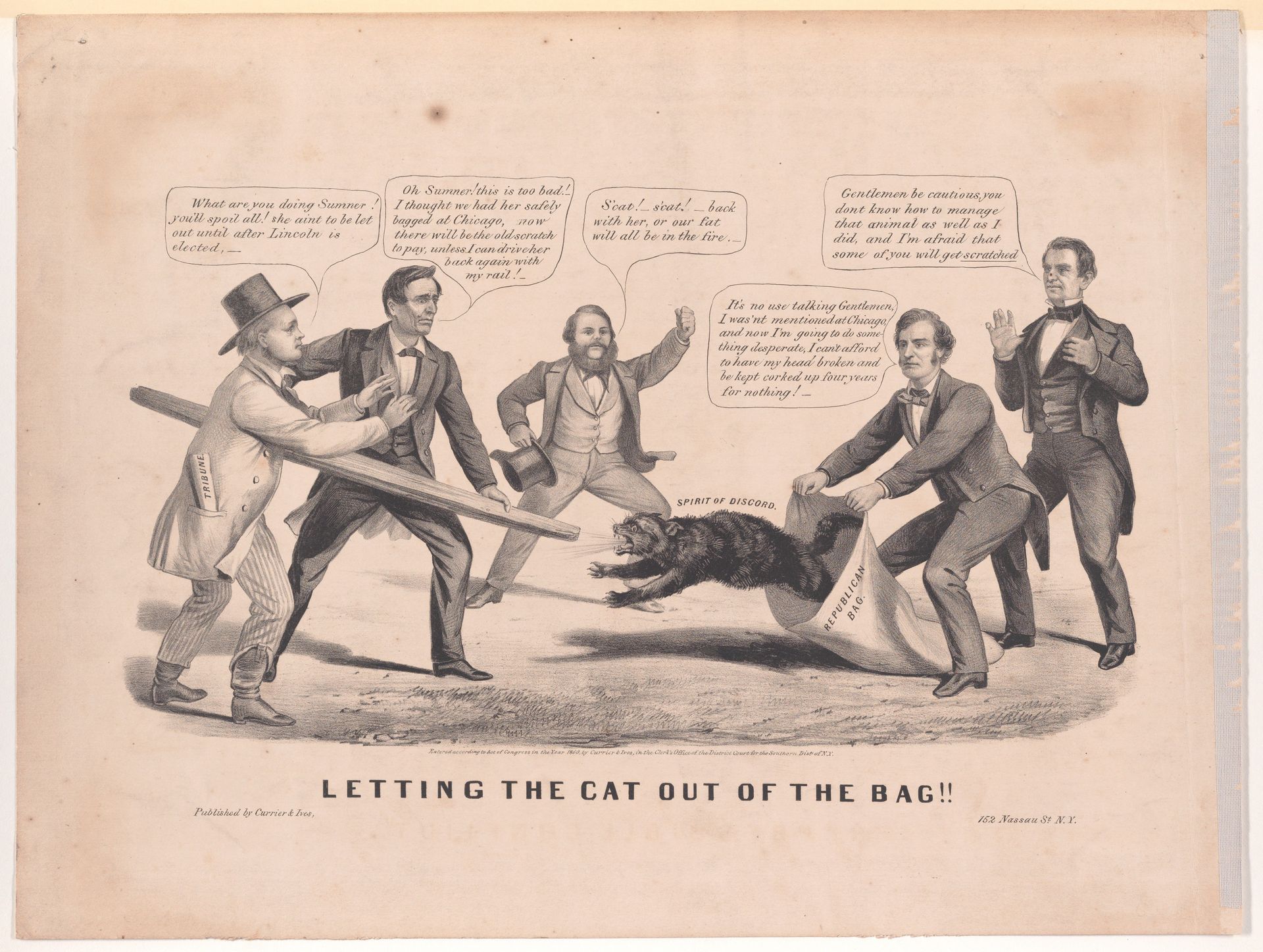 Letting the Cat Out of the Bag!! by Louis Maurer