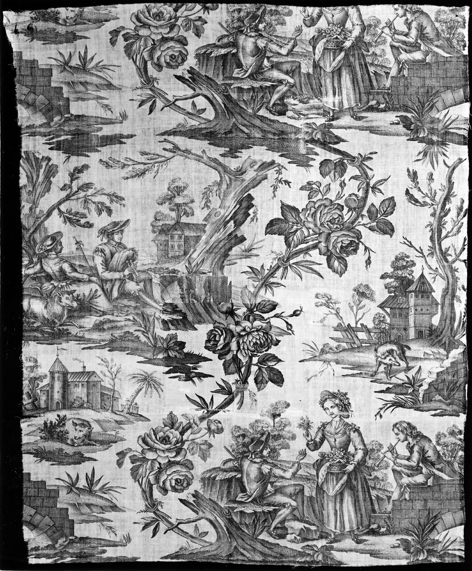 Panel (Furnishing Fabric) by Oberkampf Manufactory