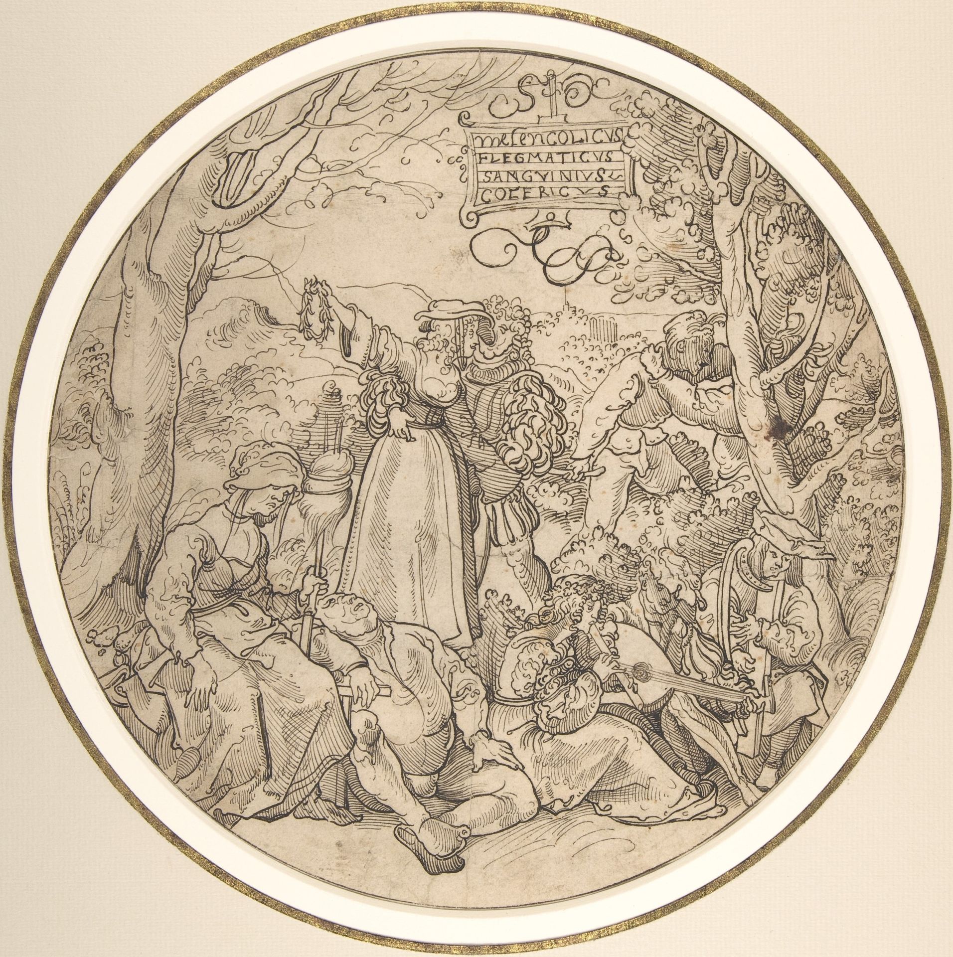The Four Temperaments by Jörg Breu the Elder