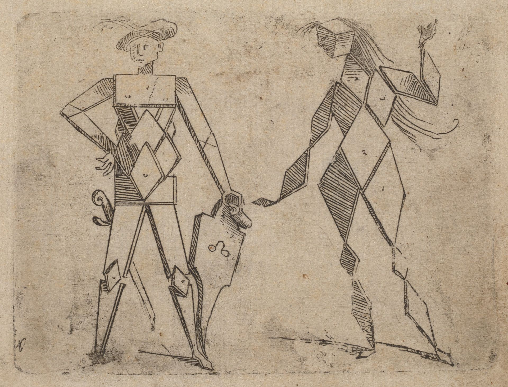 From "Bizzarie di varie Figure" by Giovanni Battista Bracelli