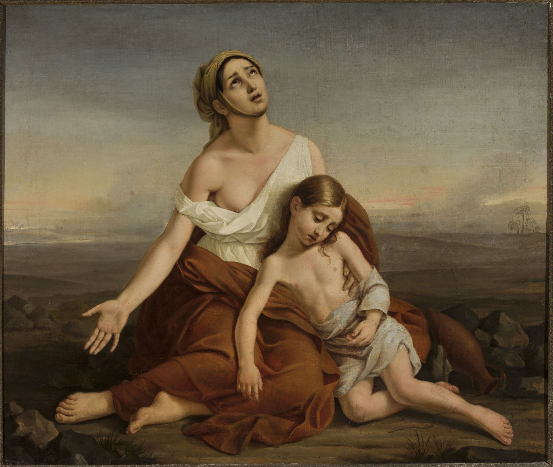 Hagar in the desert by Vincenzo Camuccini