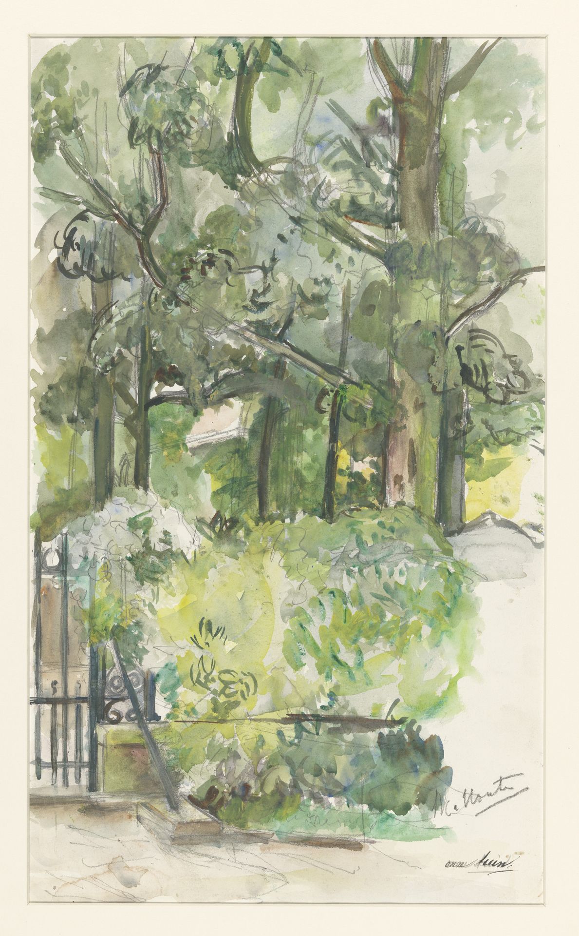 Gezicht in tuin by Barbara Elisabeth van Houten