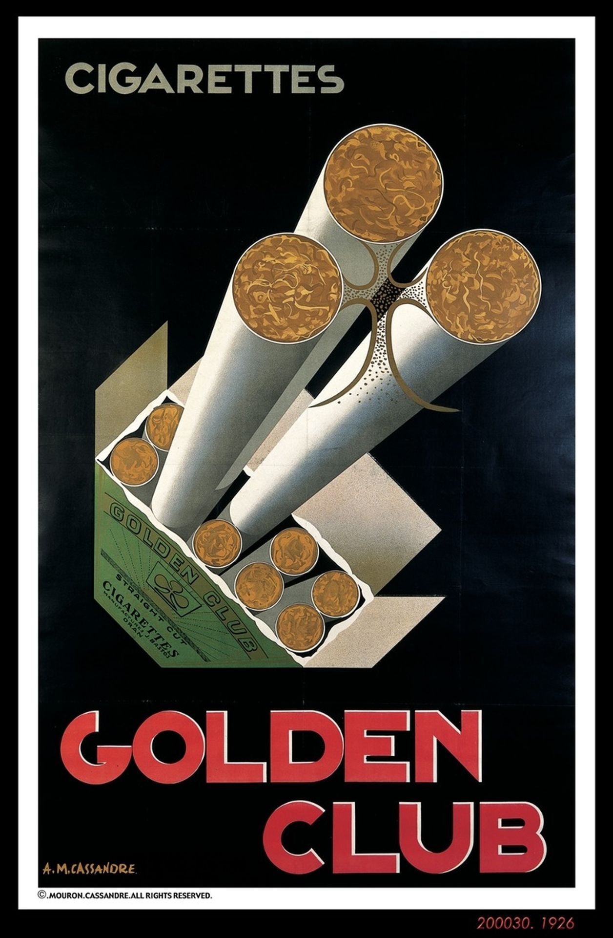 Golden Club by Cassandre