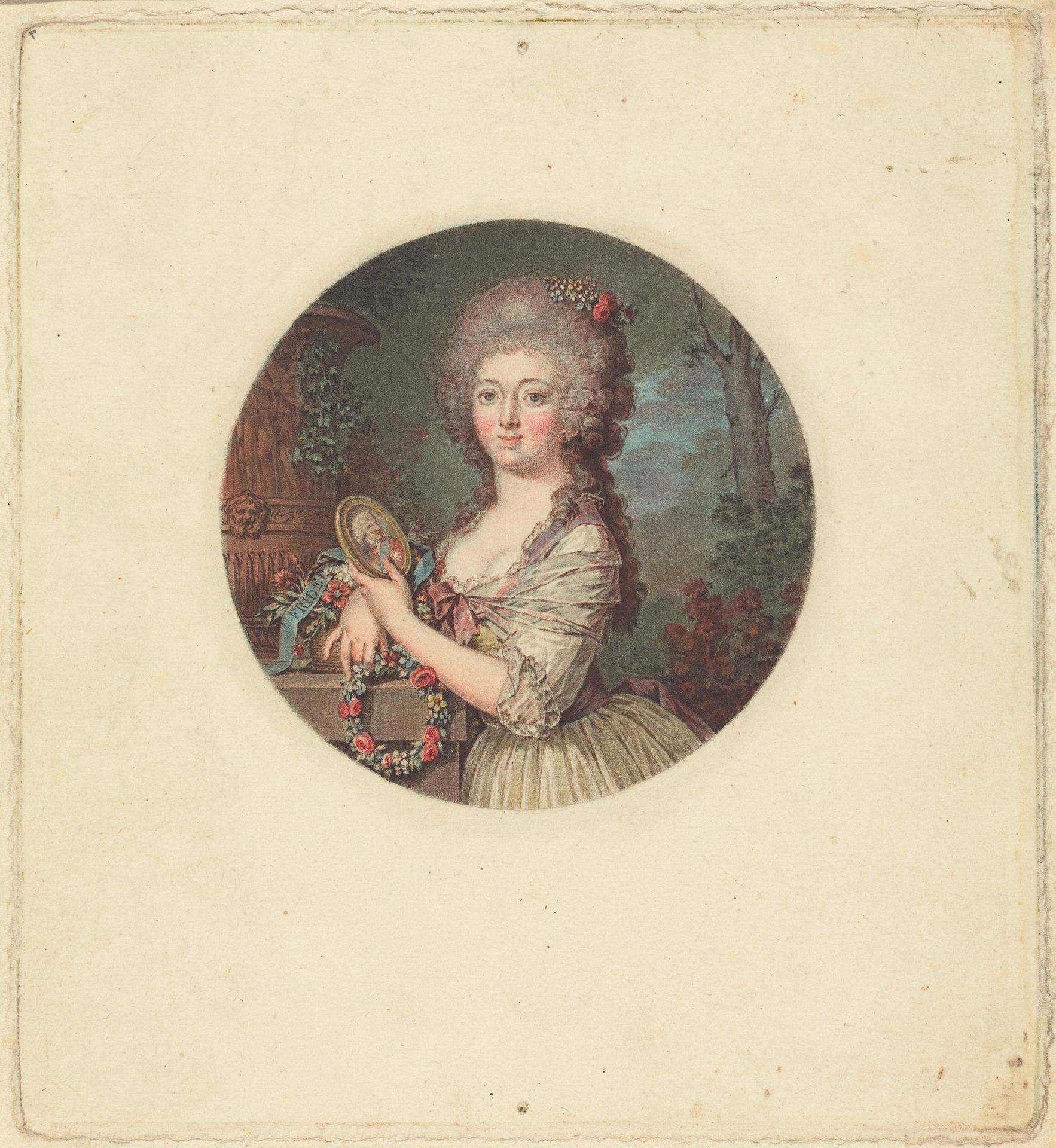 Portrait d'une jeune princesse by Jean François Janinet