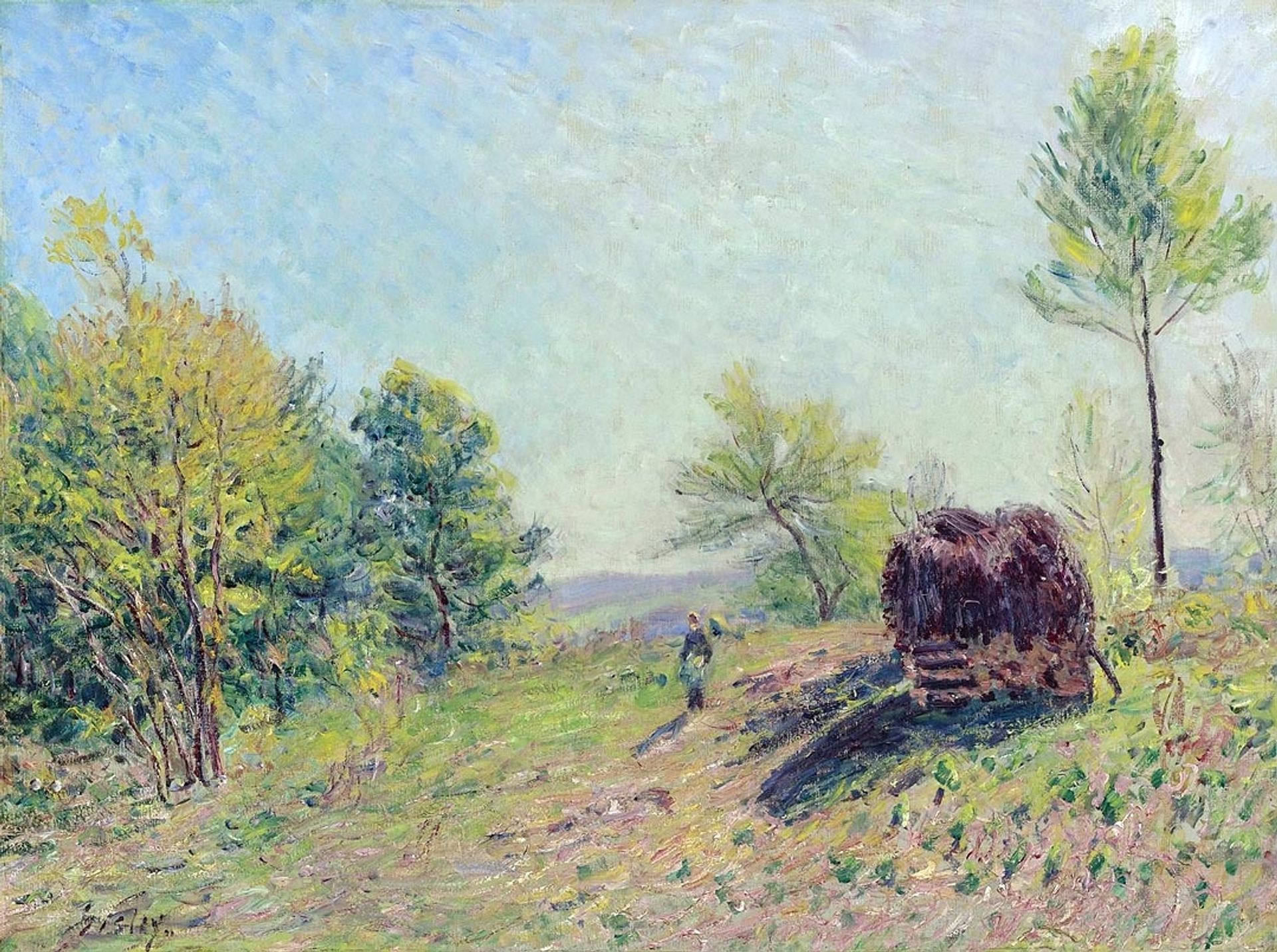 絵画 Forest Hills The Edge of the Forest - Alfred Sisley | Artera