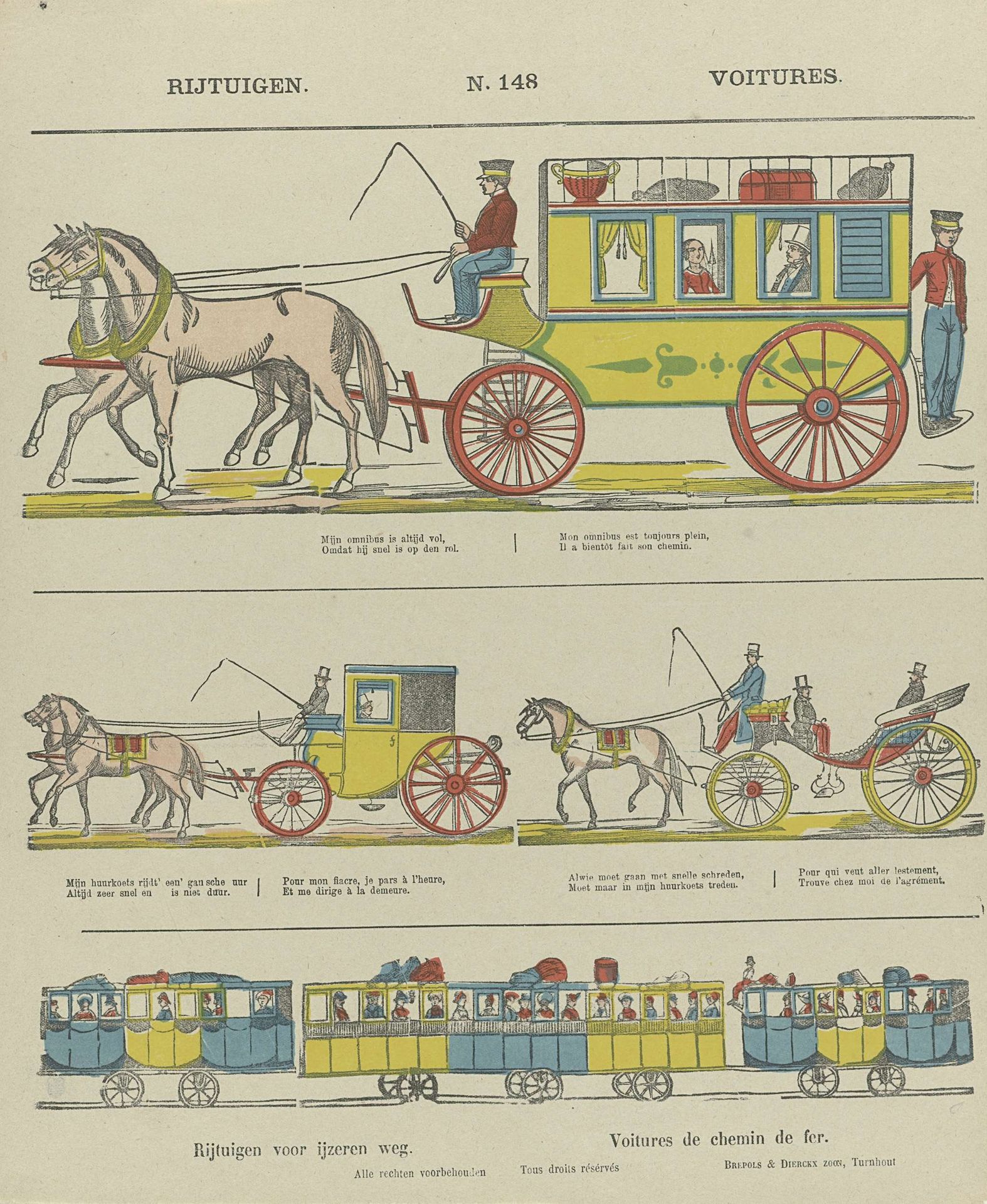 Rijtuigen / Voitures by Brepols & Dierckx zoon