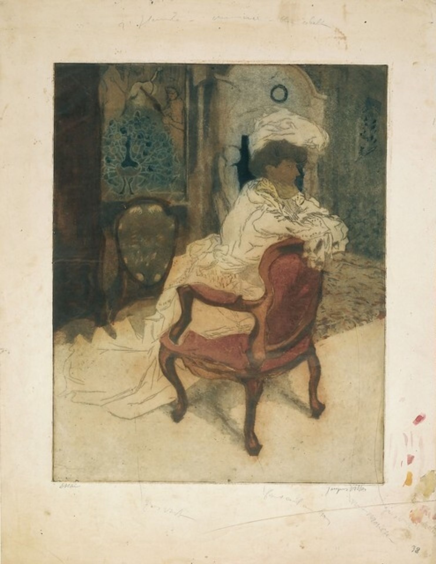 La Parisienne (7) by Jacques Villon