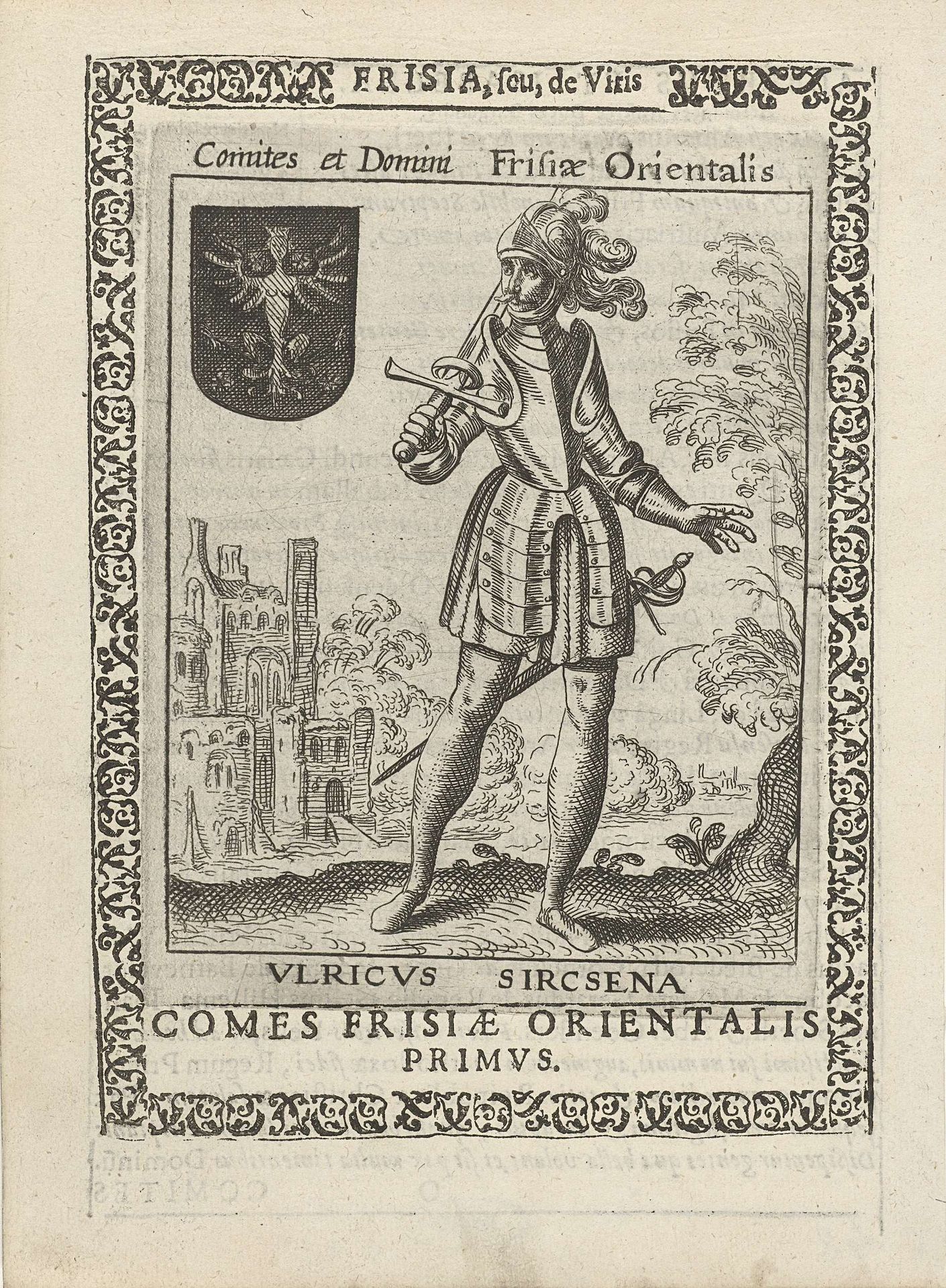 Ulrich I, eerste graaf van Oost-Friesland by Pieter Feddes van Harlingen