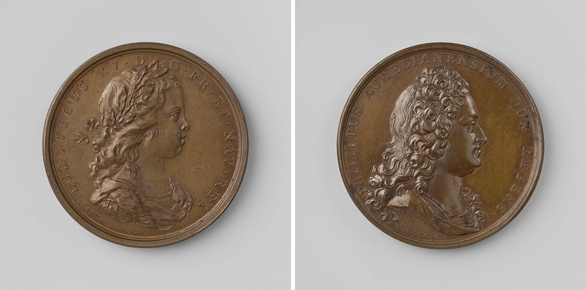 Filips van Orleans (Philippe d'Orleans), regent voor de minderjarige Lodewijk XV by Jean Le Blanc