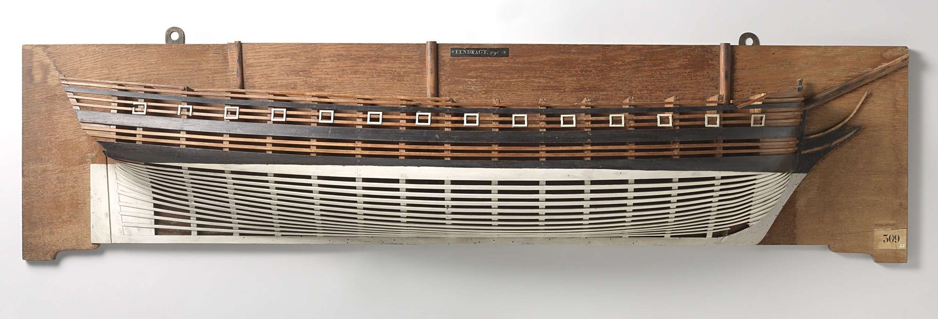 Half Model of a 44-Gun Frigate by Anonymous