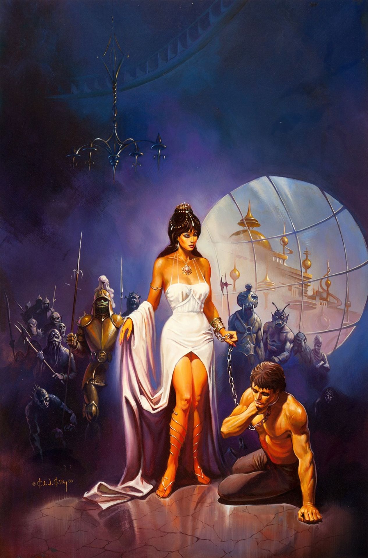 The Diamond Contessa, paperback cover by Ken Kelly