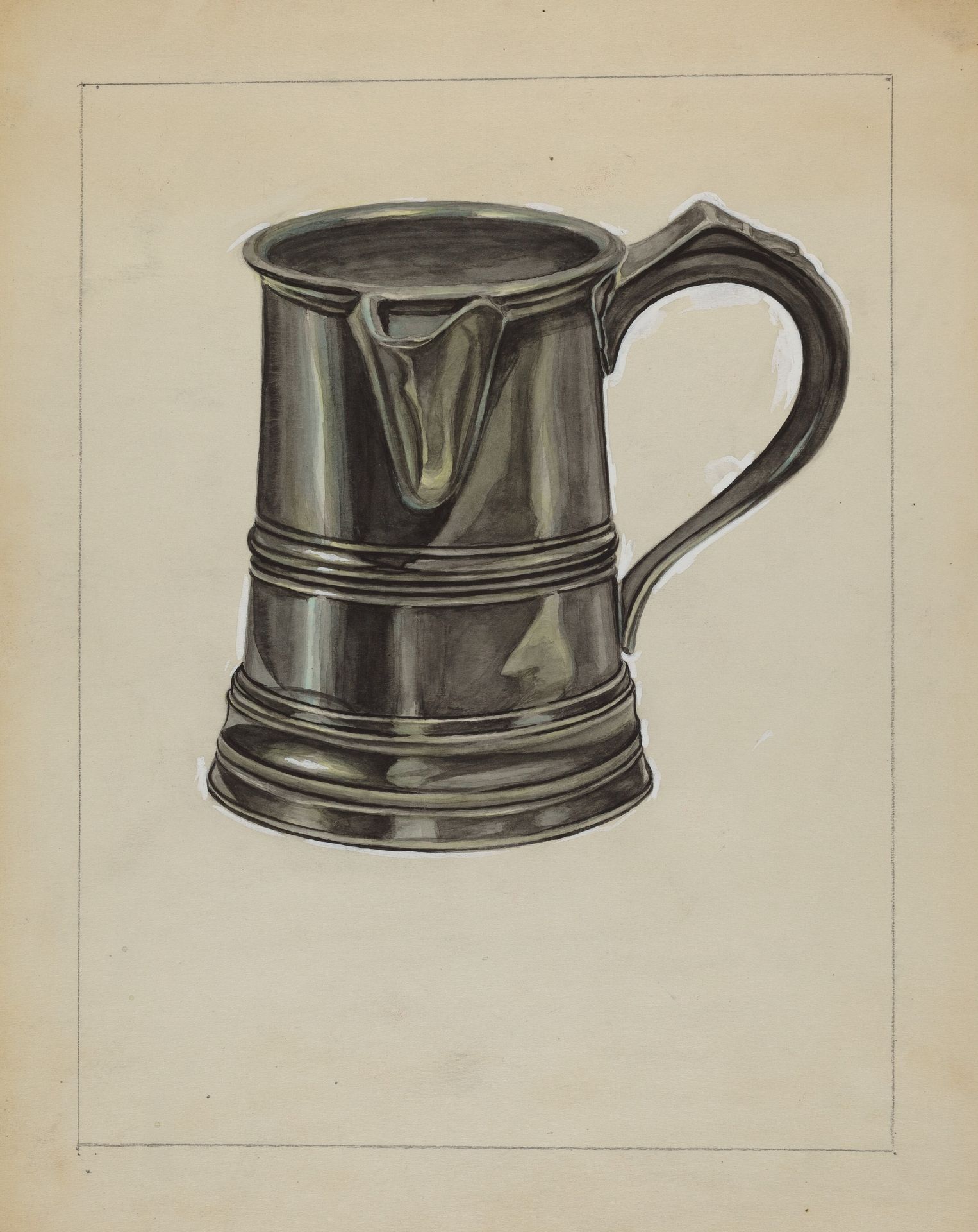 Pewter Pitcher by Hyman Pearlman