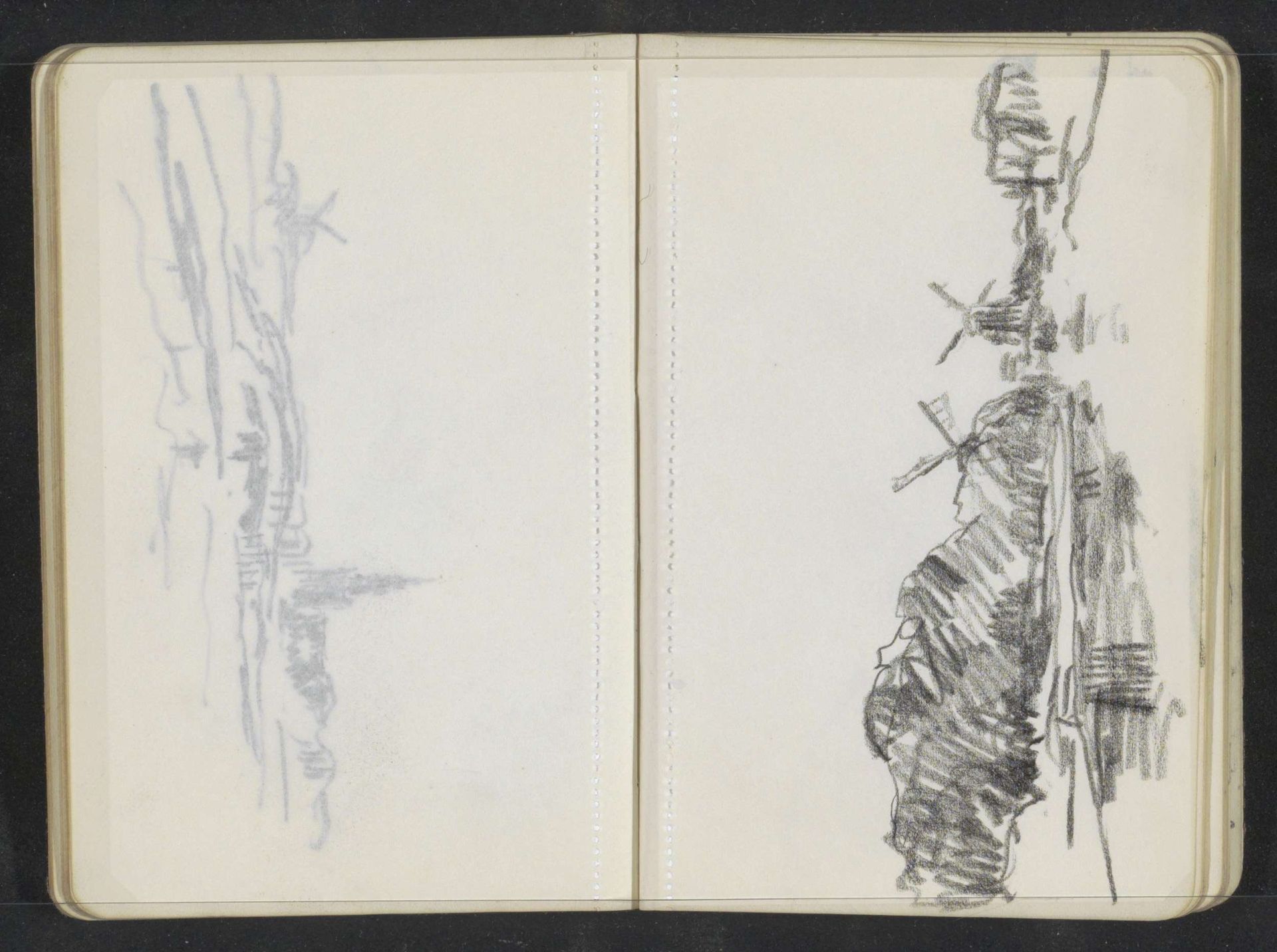 Landschap met molens aan het water by Alexander Shilling