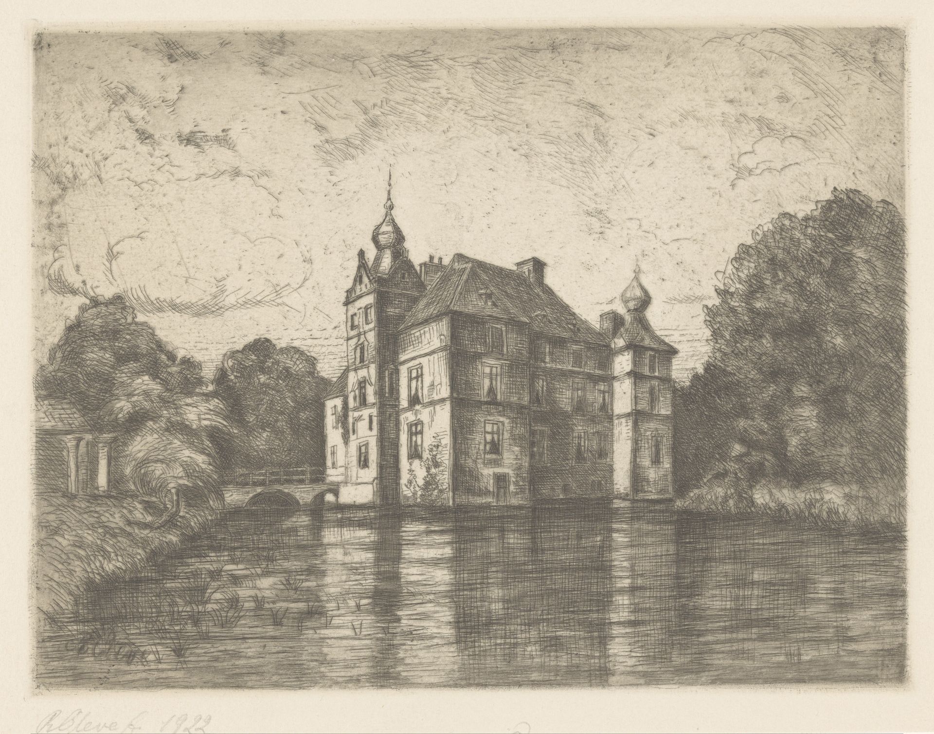 Kasteel De Cannenburgh by R. Cleve
