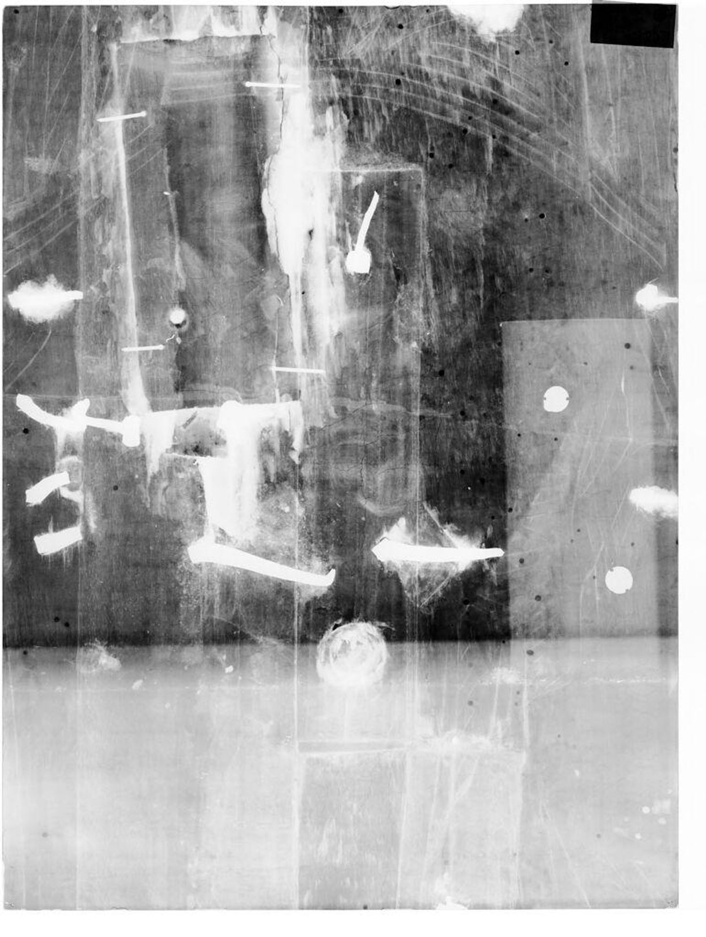 X-radiograph(s) of "Madonna Enthroned" by Artist of original: Cenni di Pepo, called Cimabue