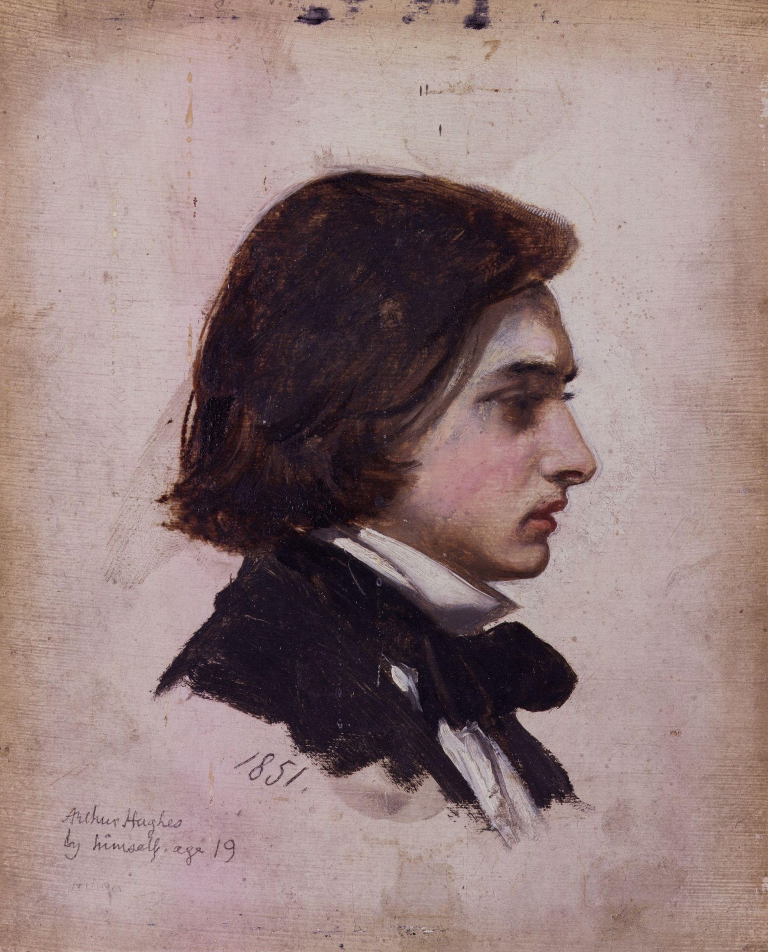 Self-portrait by Arthur Hughes