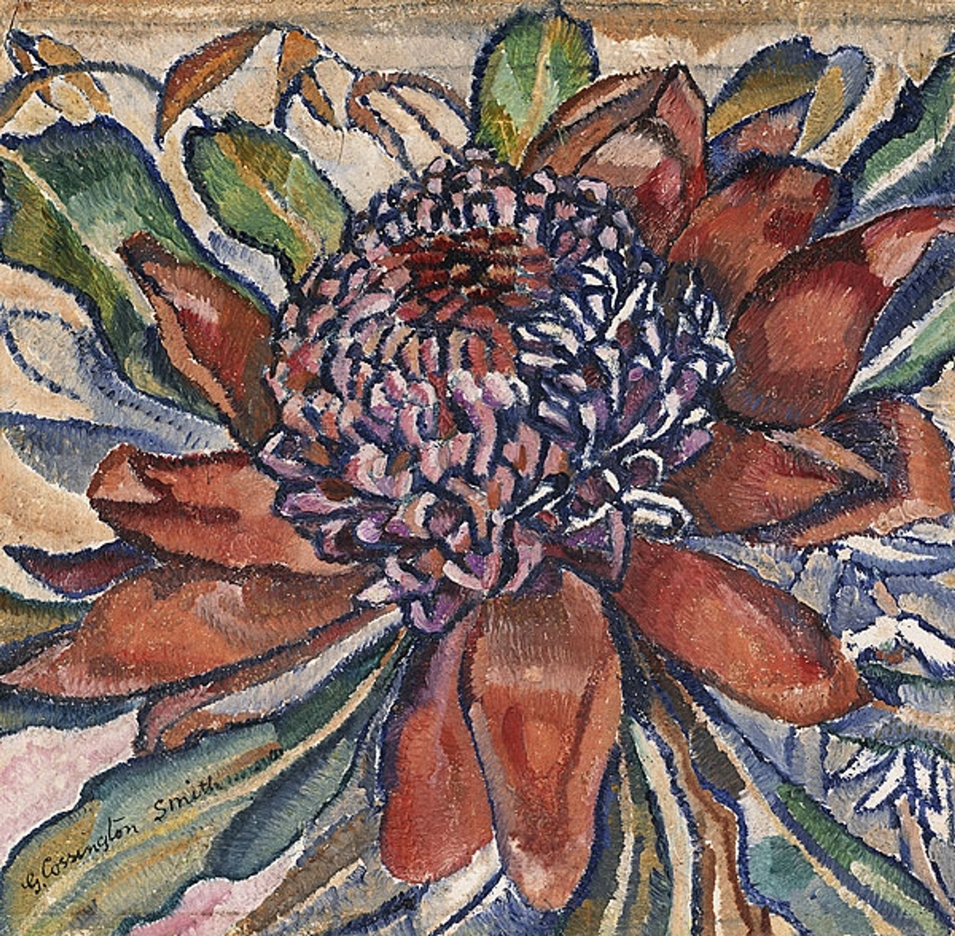 Waratah by Grace Cossington Smith