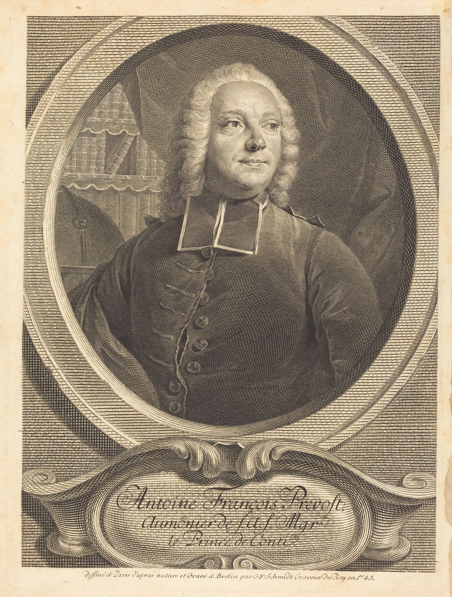 Antoine François Prevost by Georg Friedrich Schmidt