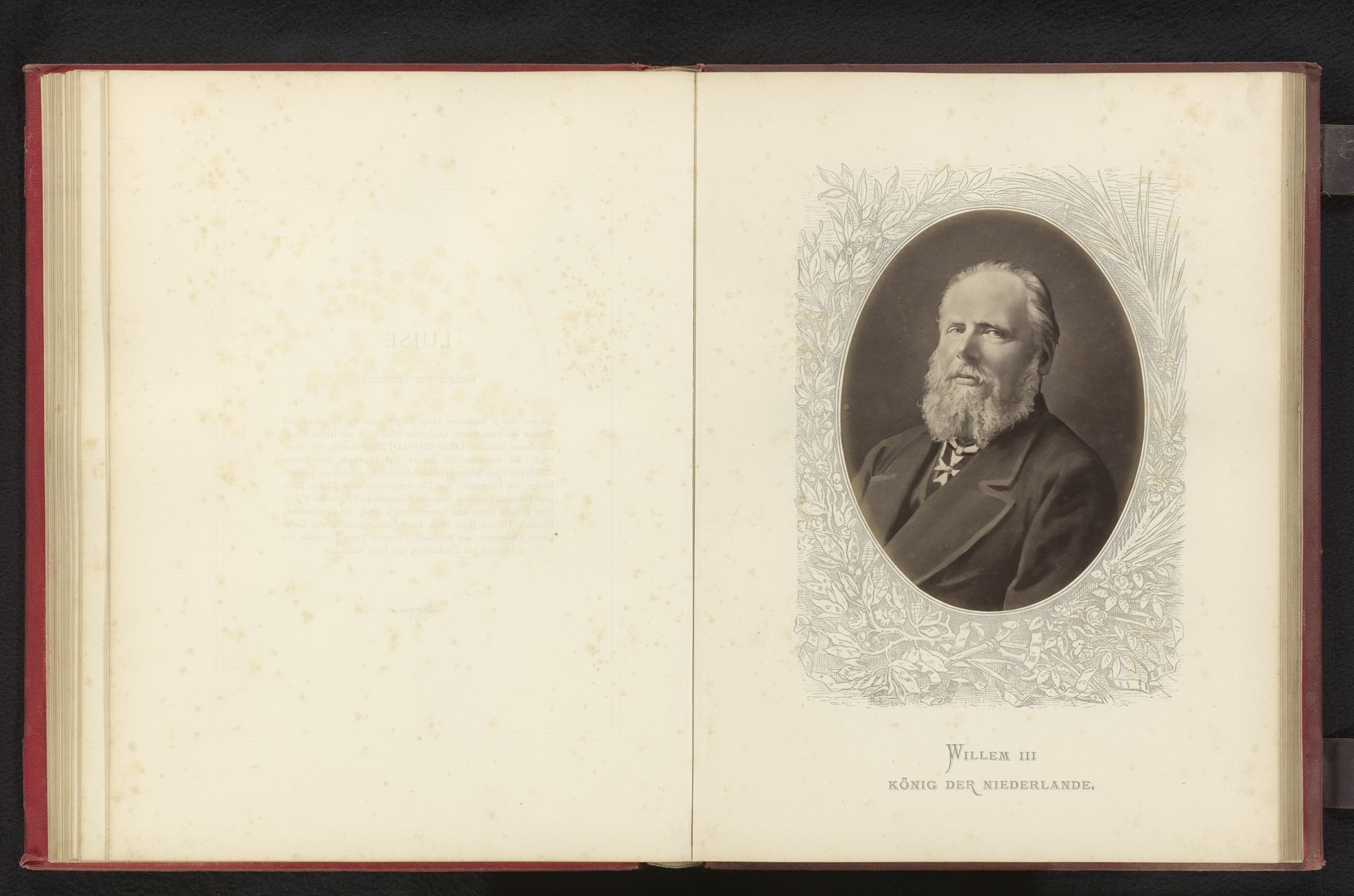 Fotoreproductie van een geschilderd portret van Willem III, koning van Nederland by Anonymous