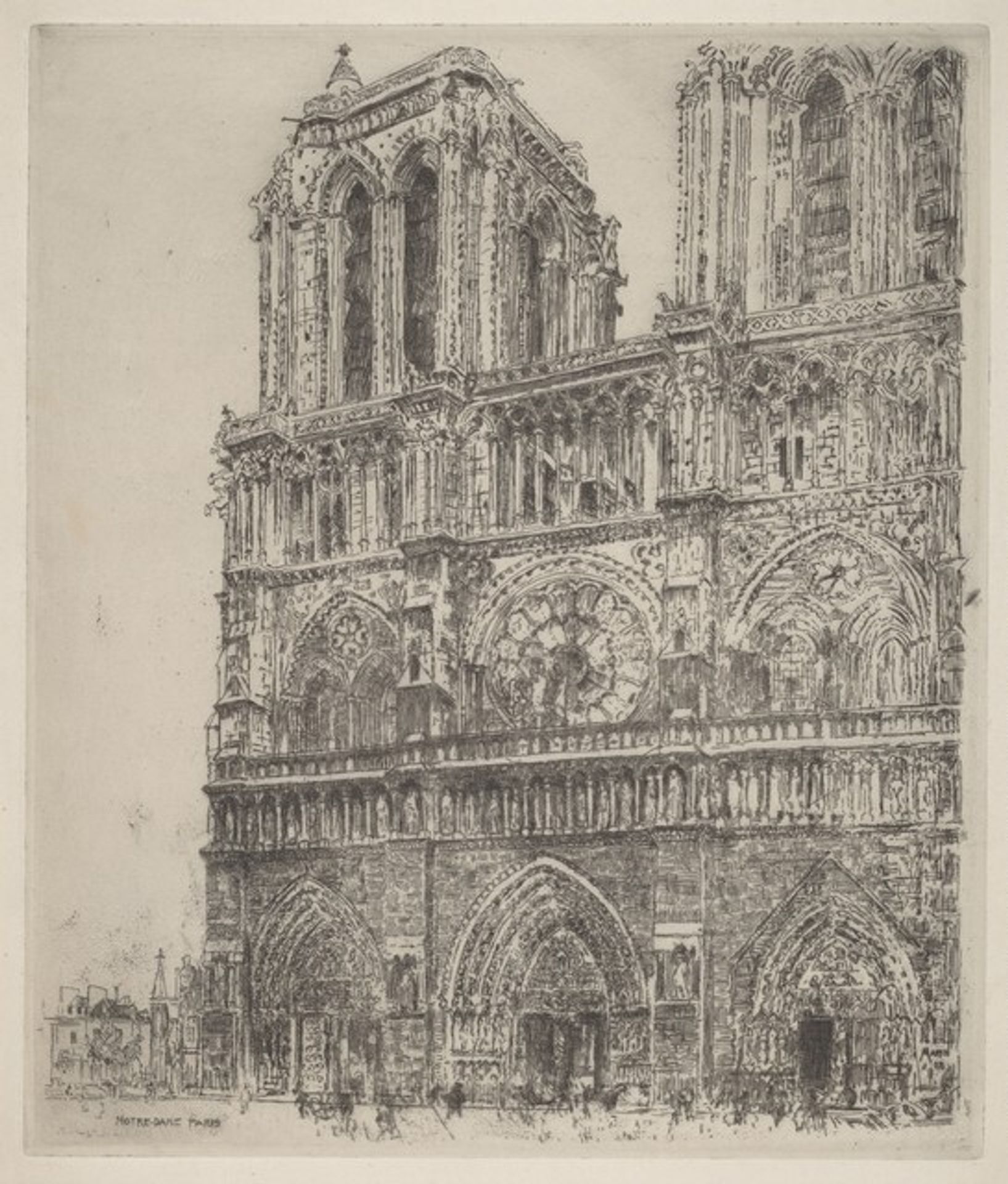 Notre Dame, Paris by John Marin