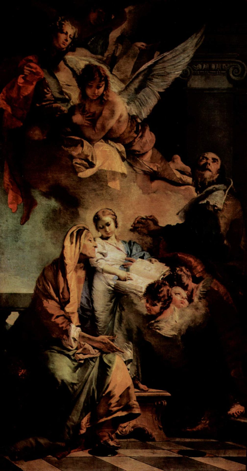 The Education of the Virgin by Giovanni Battista Tiepolo