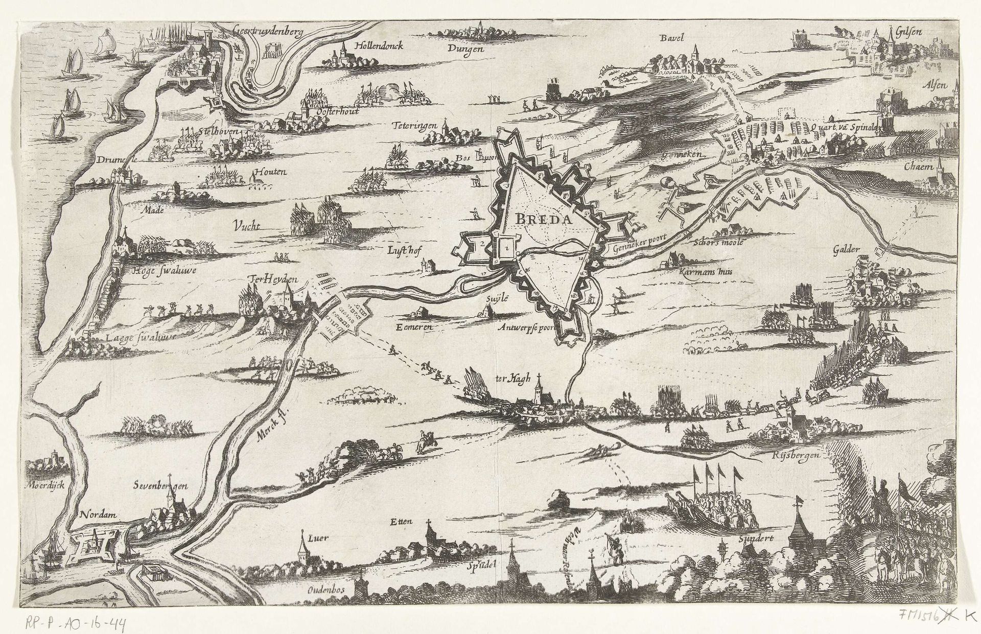 Beleg van Breda, 1624-1625 by Anonymous