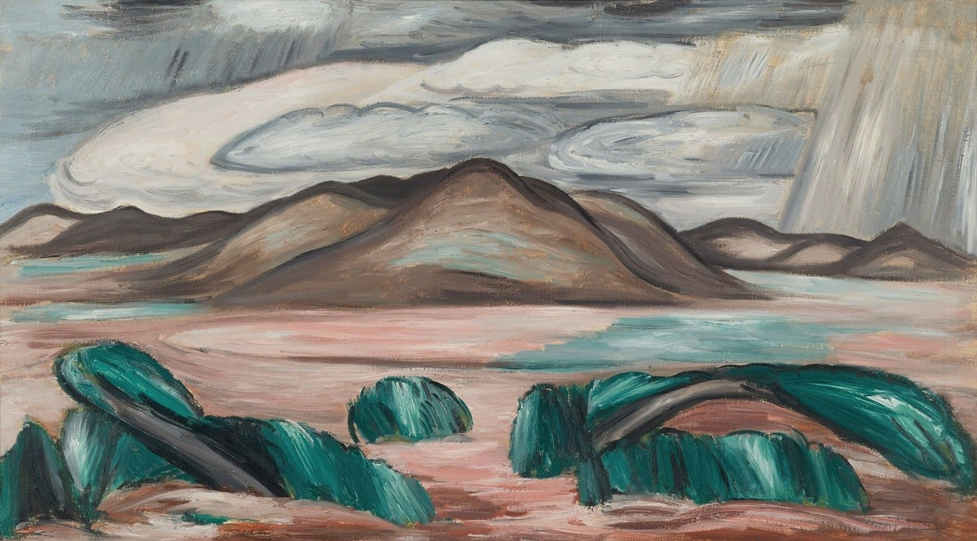New Mexico Recollection No. 8 by Marsden Hartley