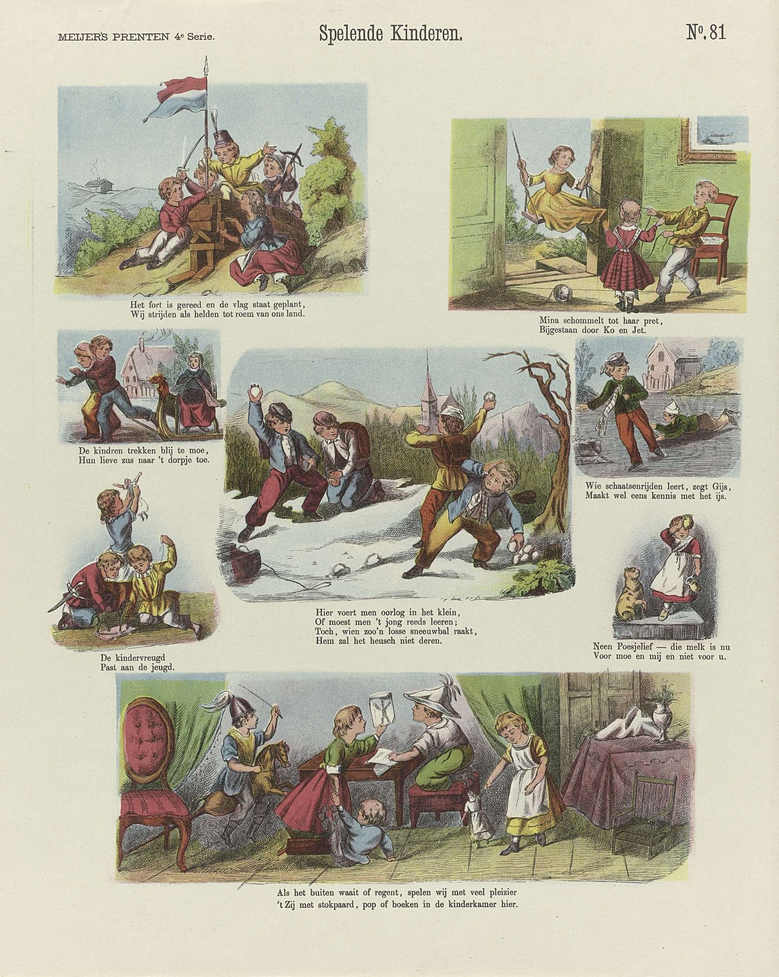 Spelende kinderen by De Ruyter & Meijer