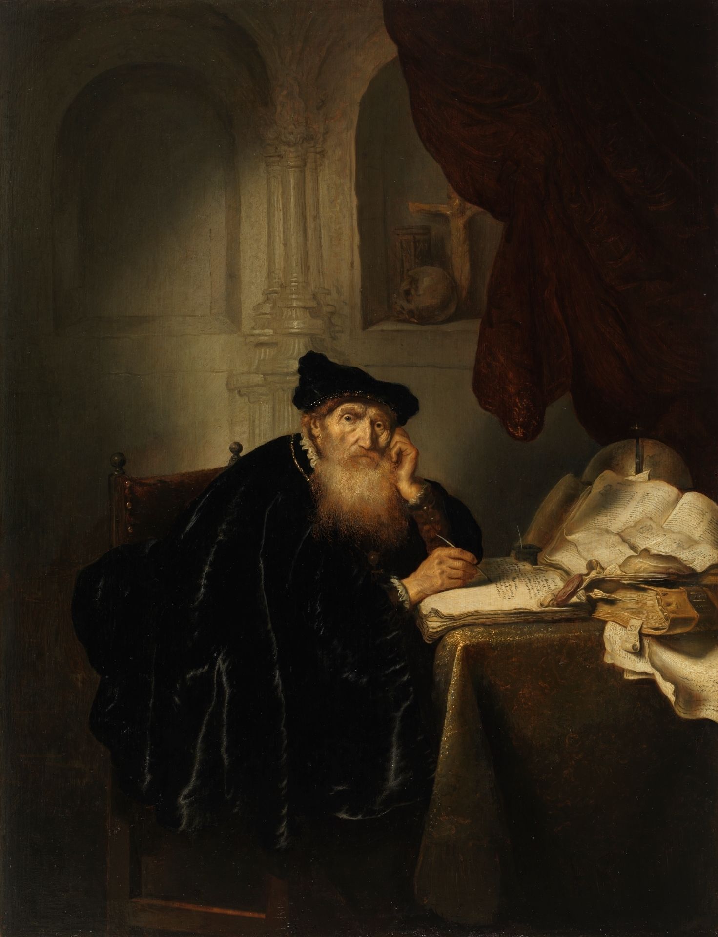 A Philosopher by Salomon Koninck