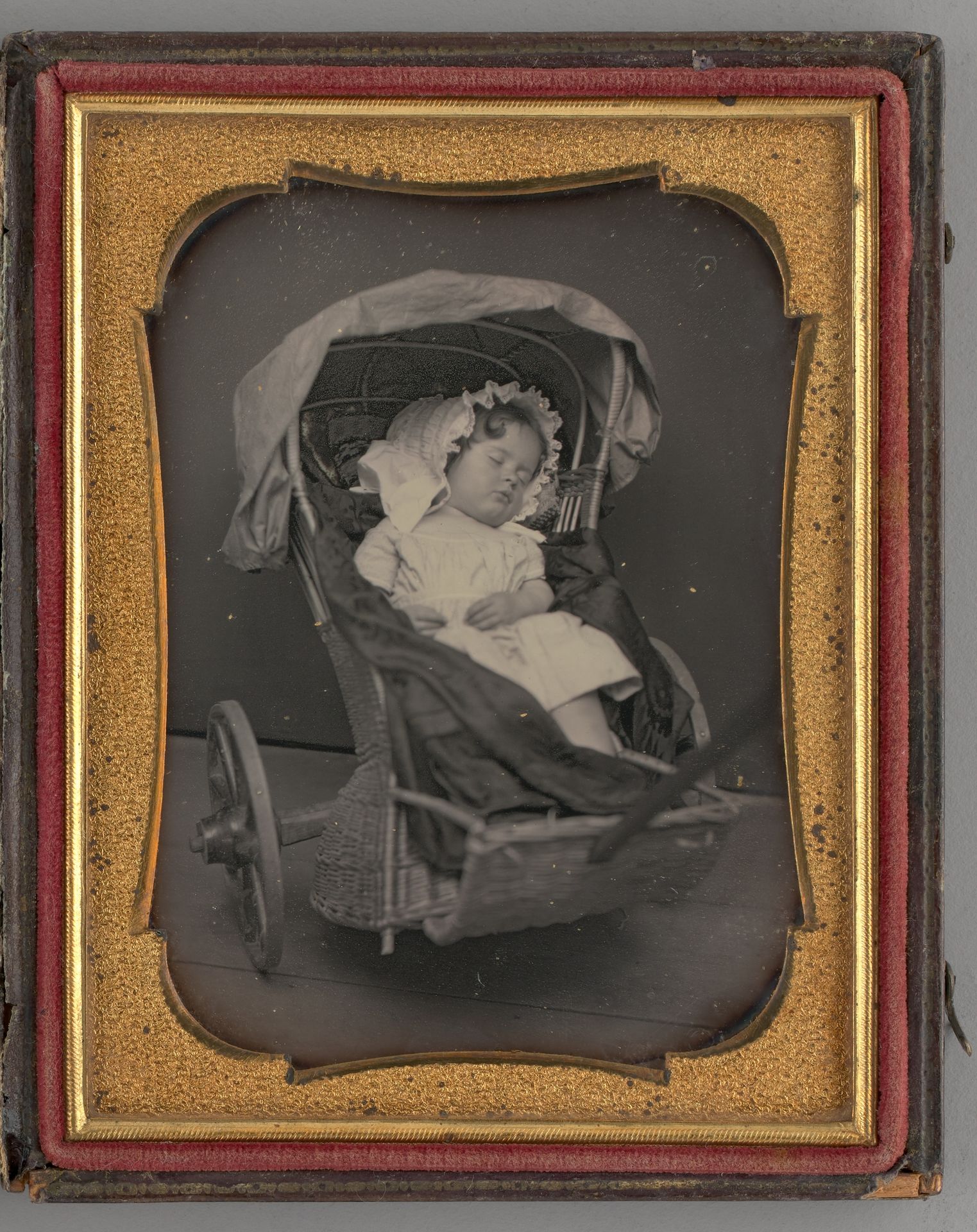 Untitled (Portrait of Sleeping Baby) by Anonymous