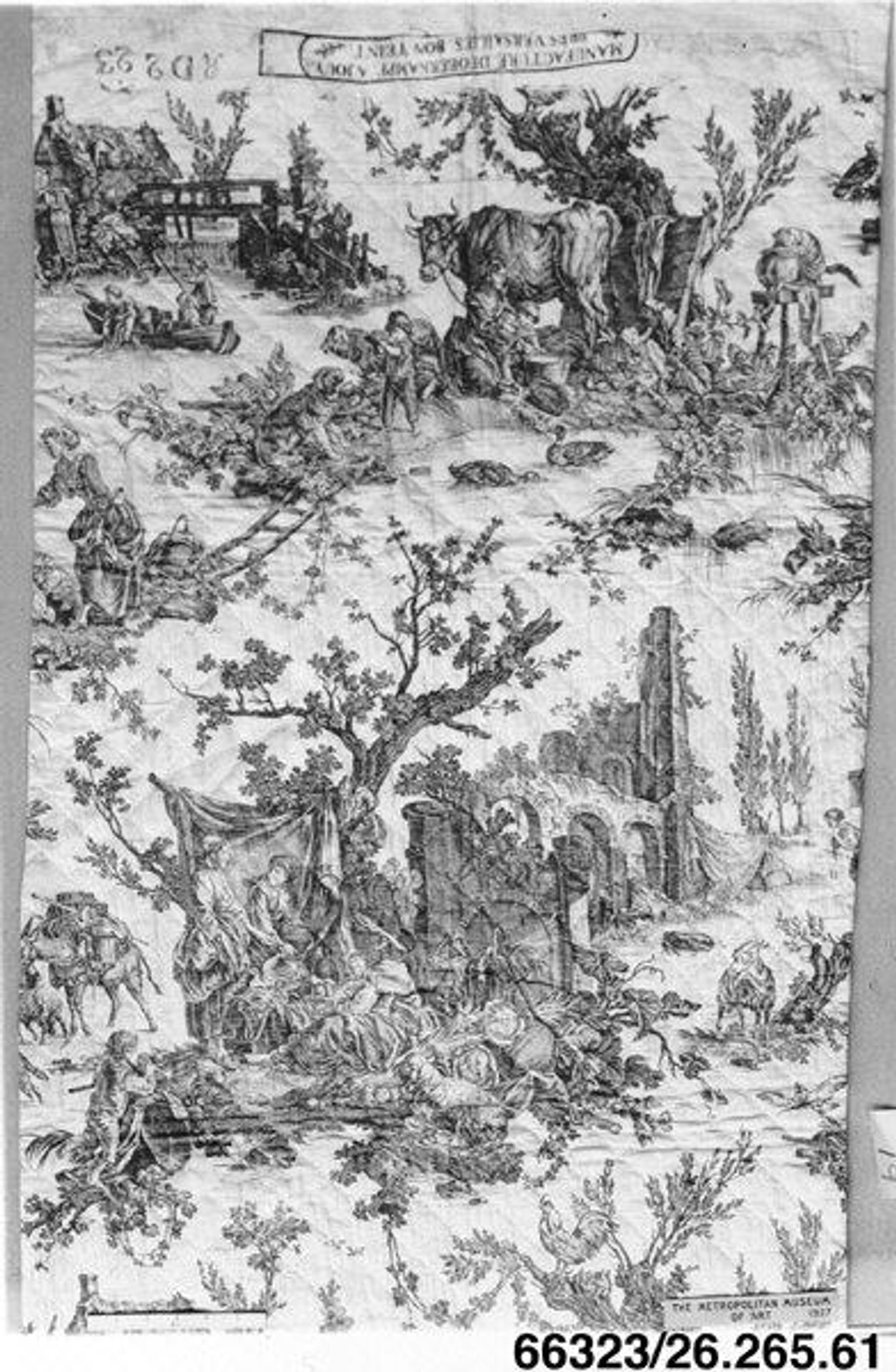 "Pleasures of the Farm" by Oberkampf Manufactory