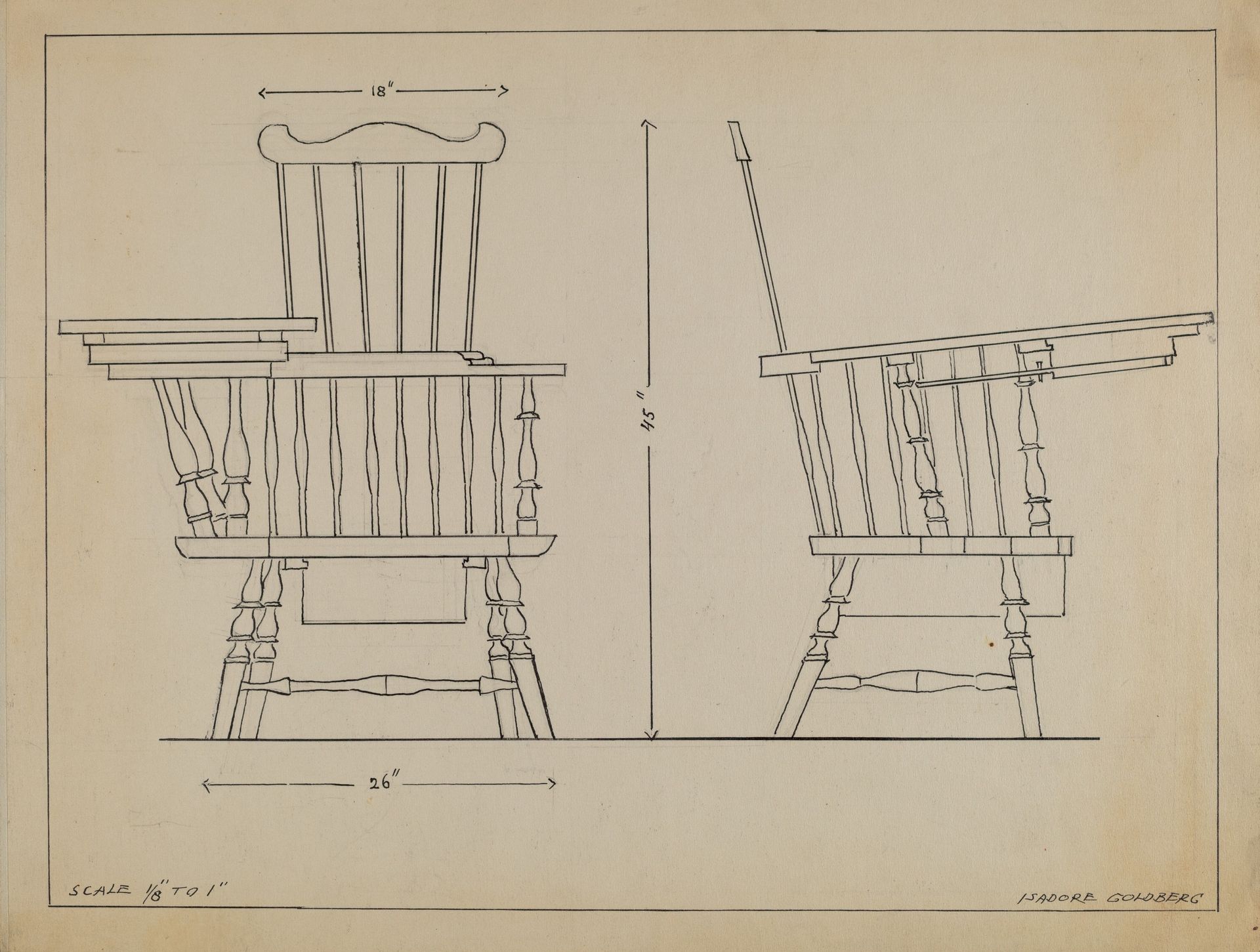 Chair by Isadore Goldberg