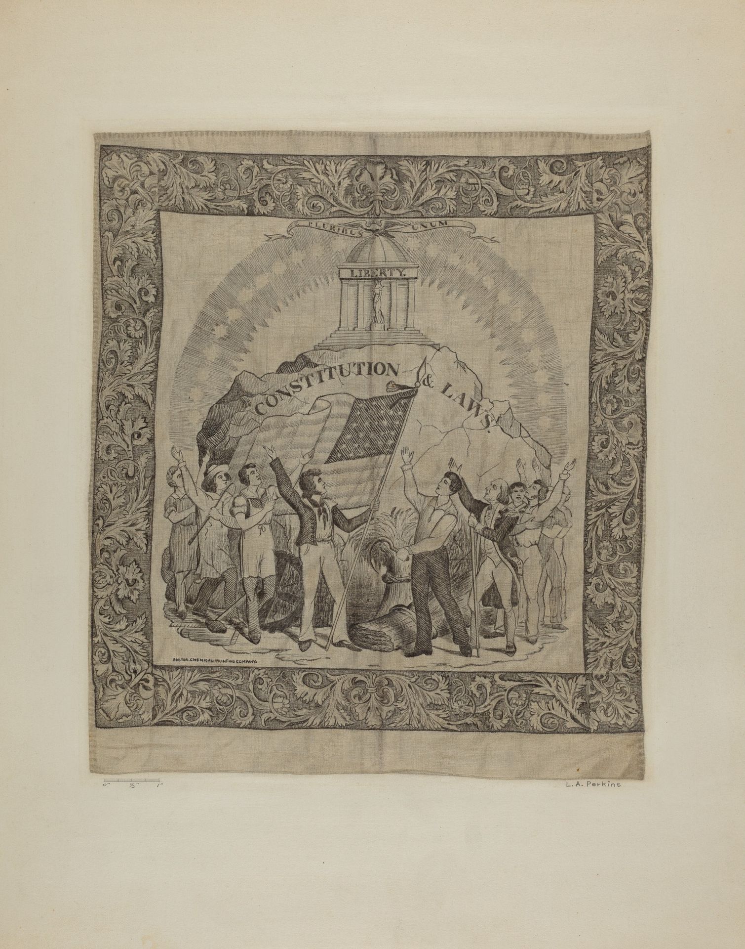 Printed Textile (Historical) by Arlene Perkins