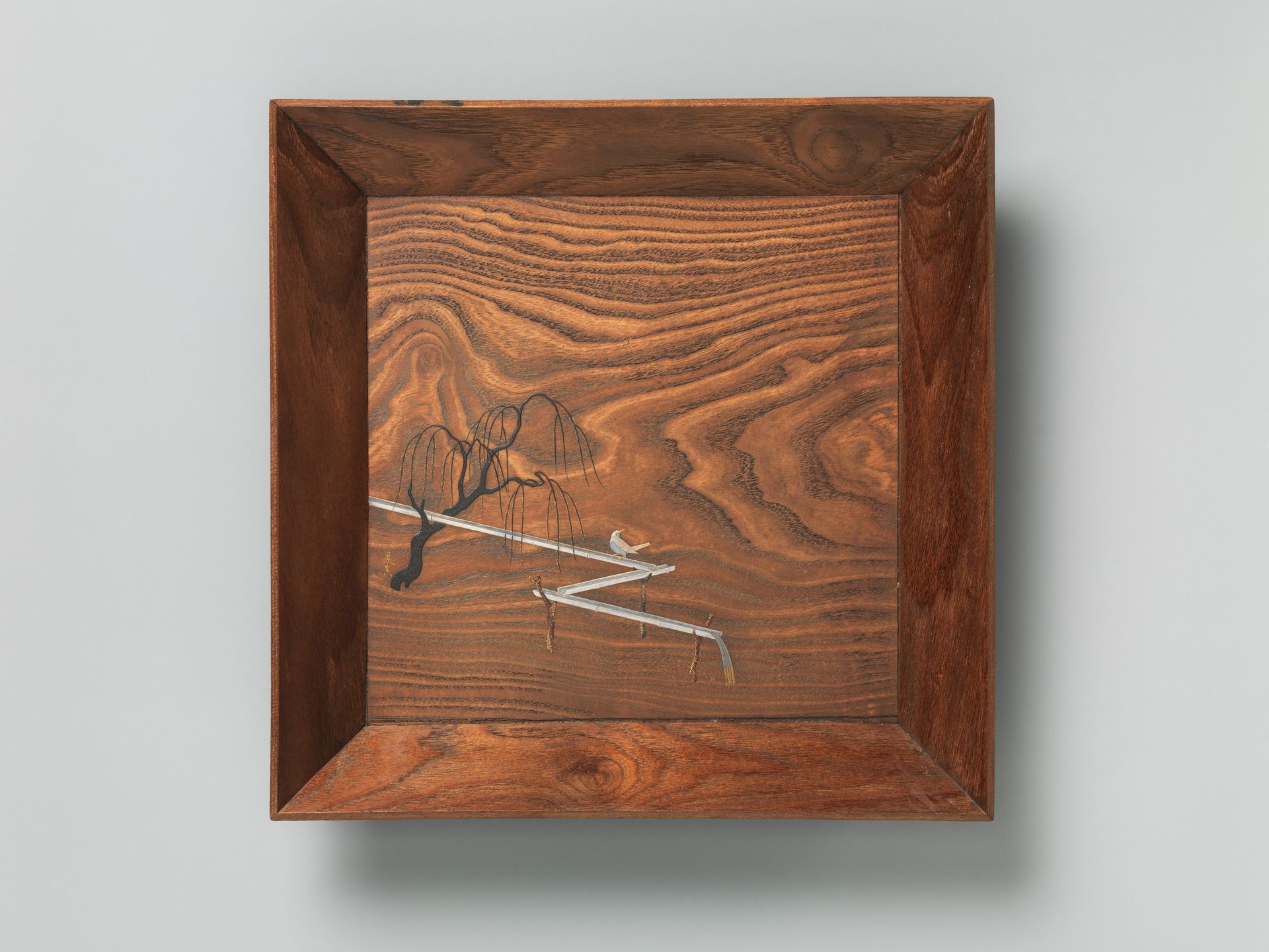 Square Tray by Shibata Zeshin