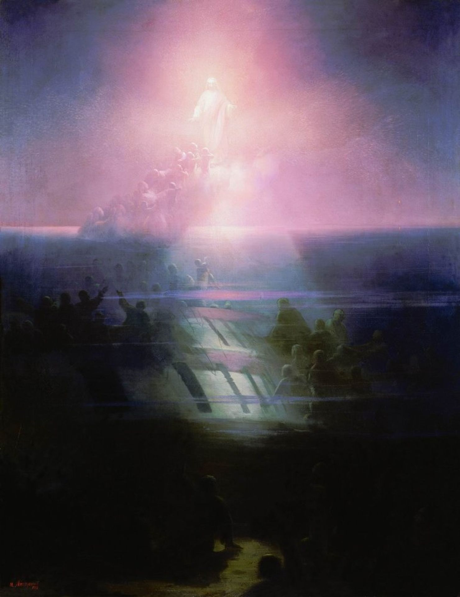 Shipwreck of Lefort by Ivan Konstantinovich Aivazovsky