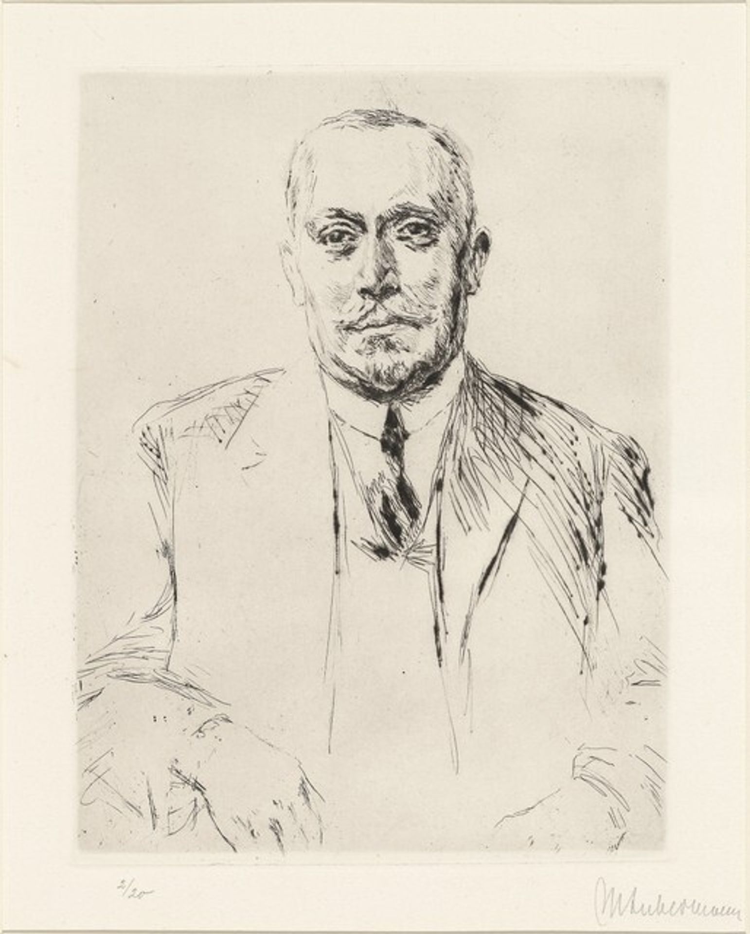Hyman Marzynski by Max Liebermann