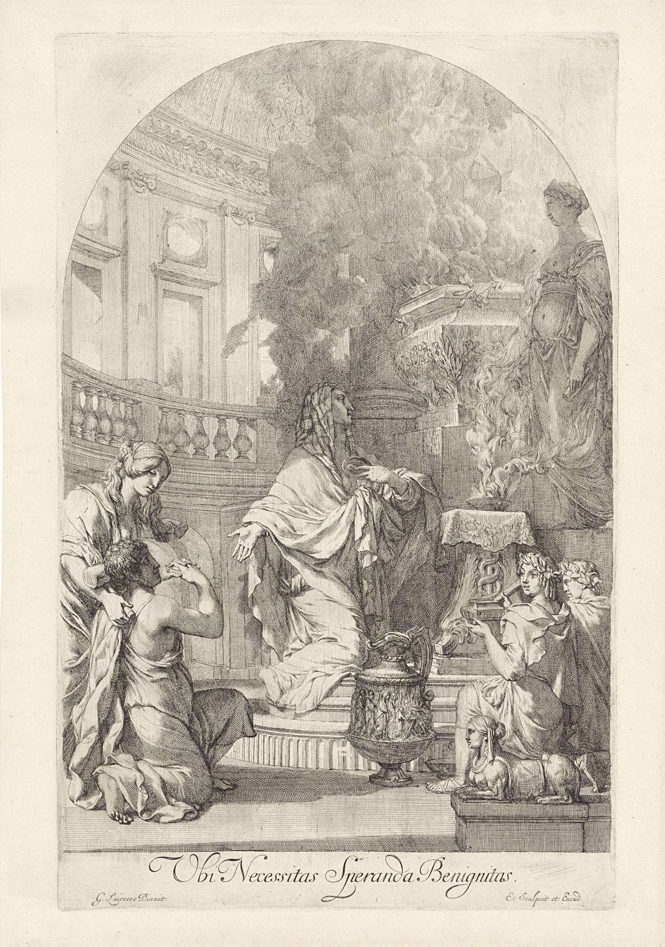 Smeekoffer van een jongeman by Gerard de Lairesse