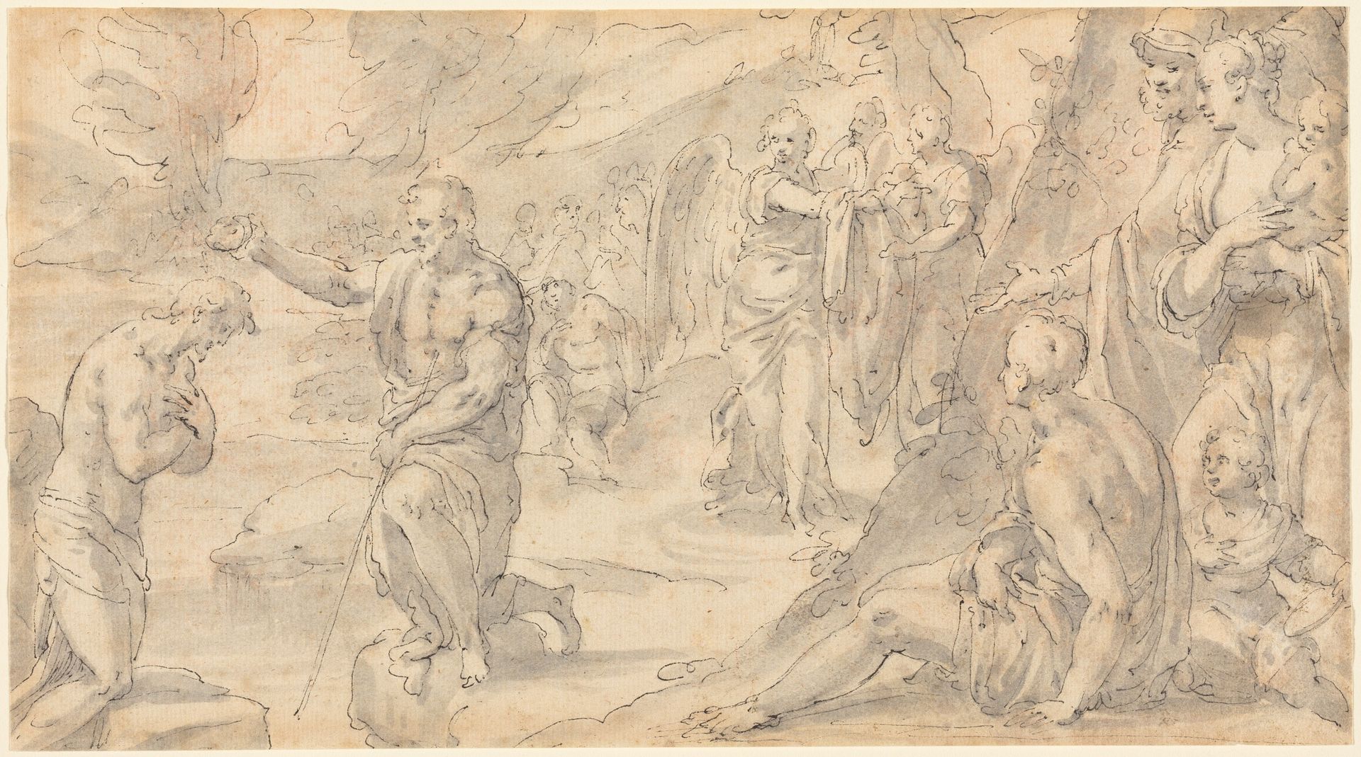 The Baptism of Christ by Friedrich Sustris