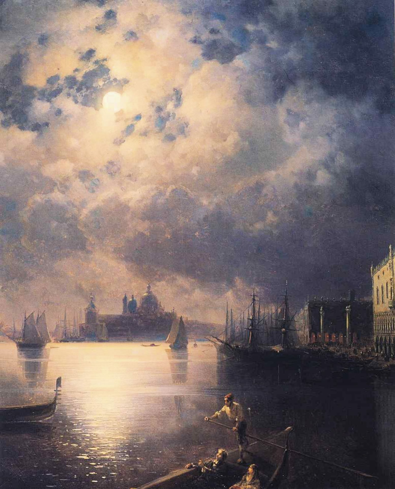 Byron in Venice by Ivan Konstantinovich Aivazovsky