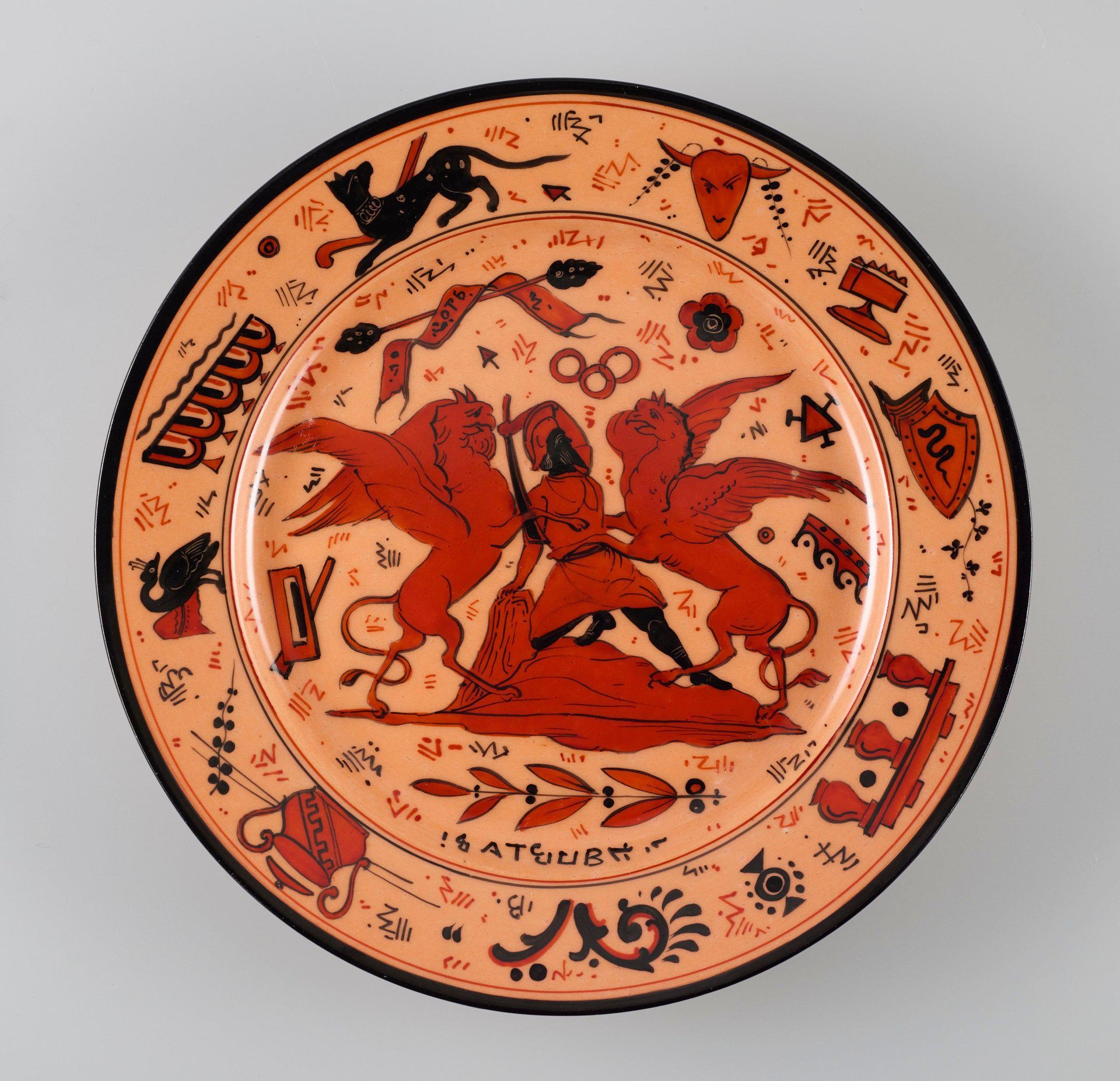 Plate from a Royal Berlin China Service by Anonymous