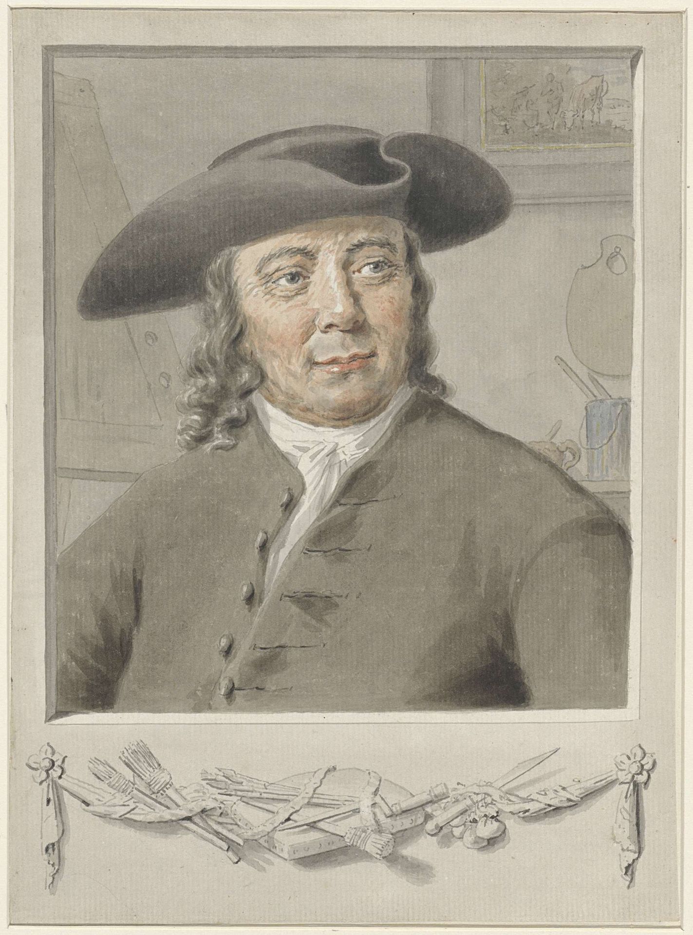 Portret van Johannes Heemskerk by Cornelis van Noorde