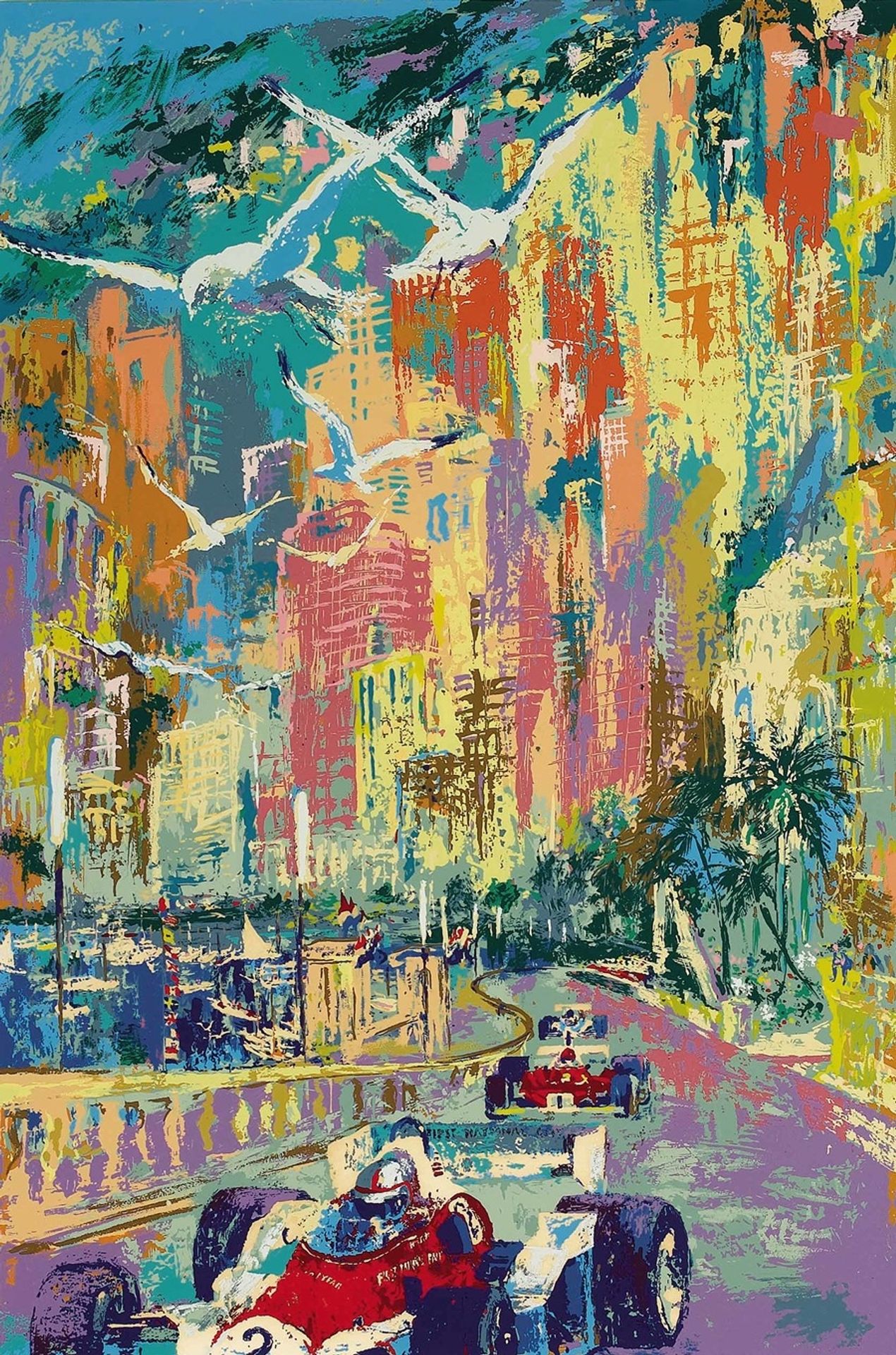 Grand Prix de Monaco - LeRoy Neiman | Artera