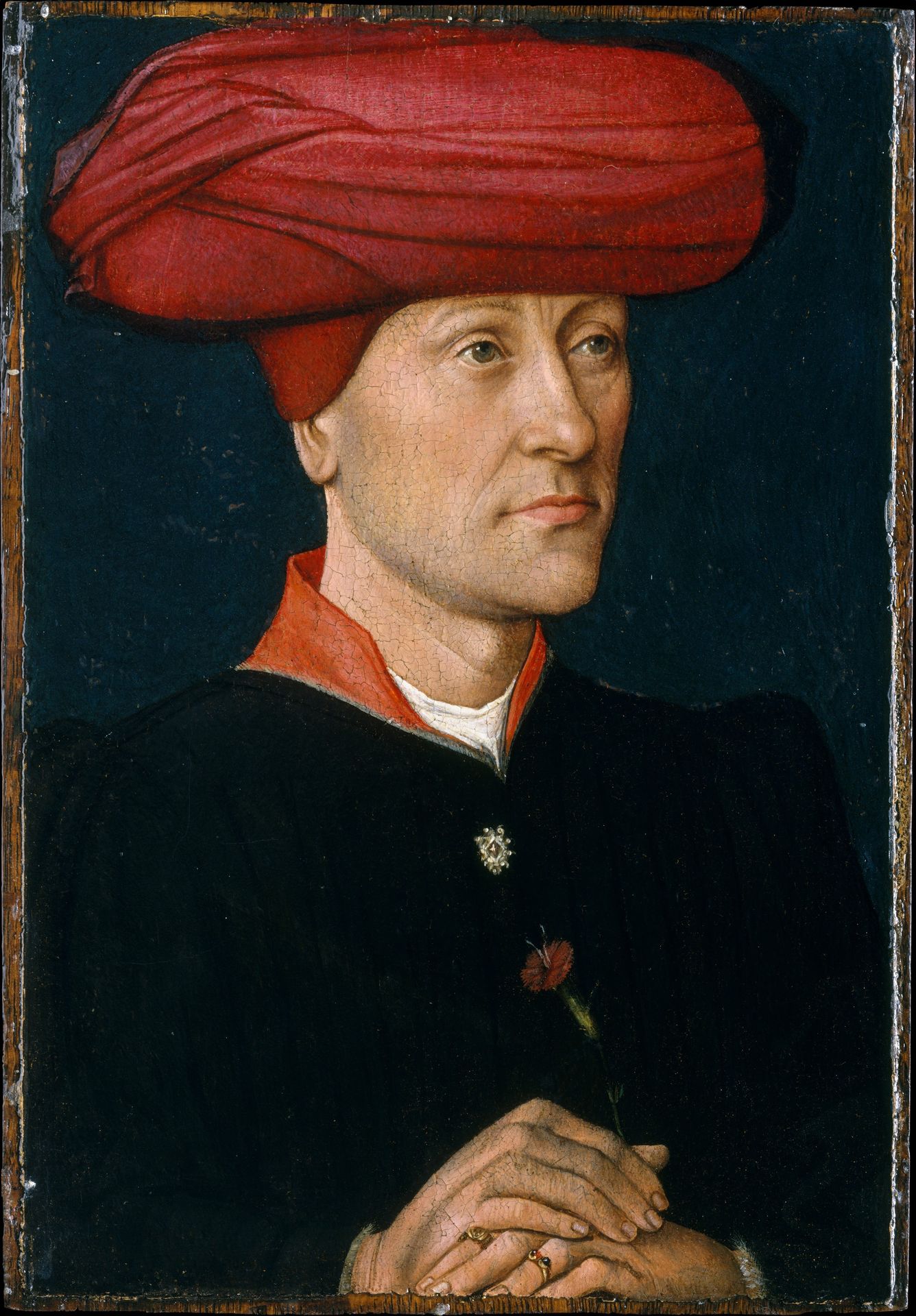 Portrait of a Man in a Chaperon by Anonymous