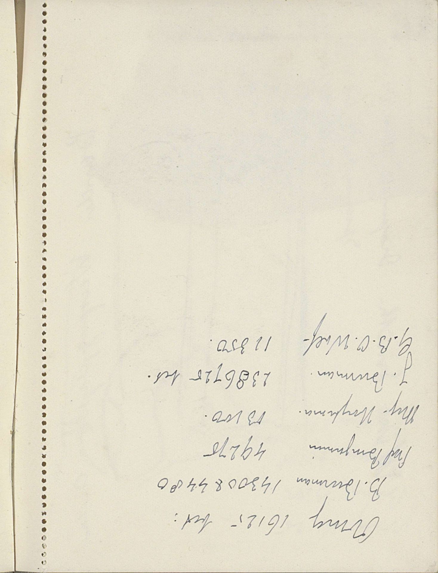 Notities by Cornelis Vreedenburgh
