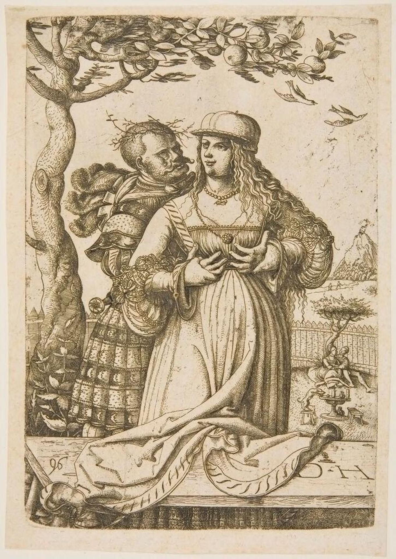 Man Embracing a Woman by Daniel Hopfer