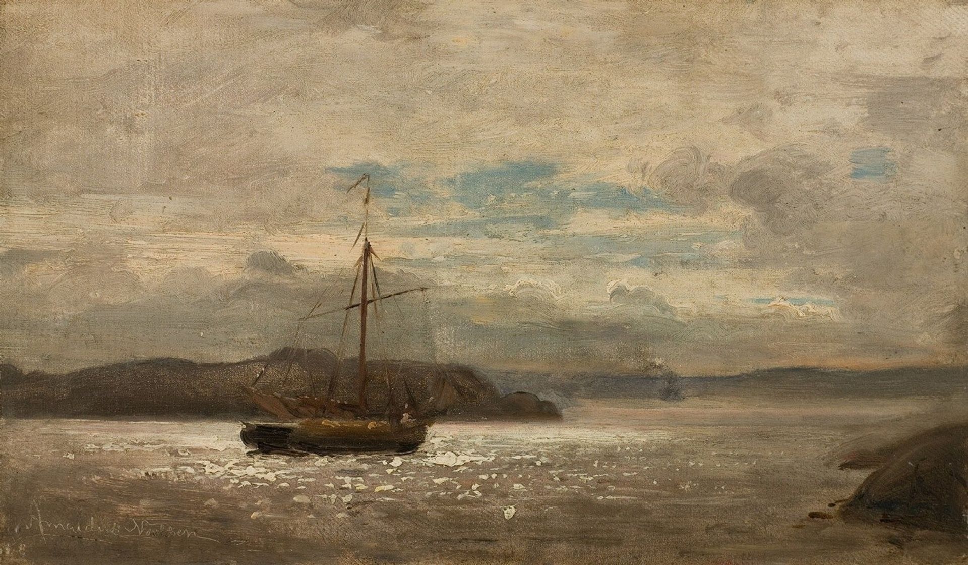Hoven, Mandal by Amaldus Nielsen
