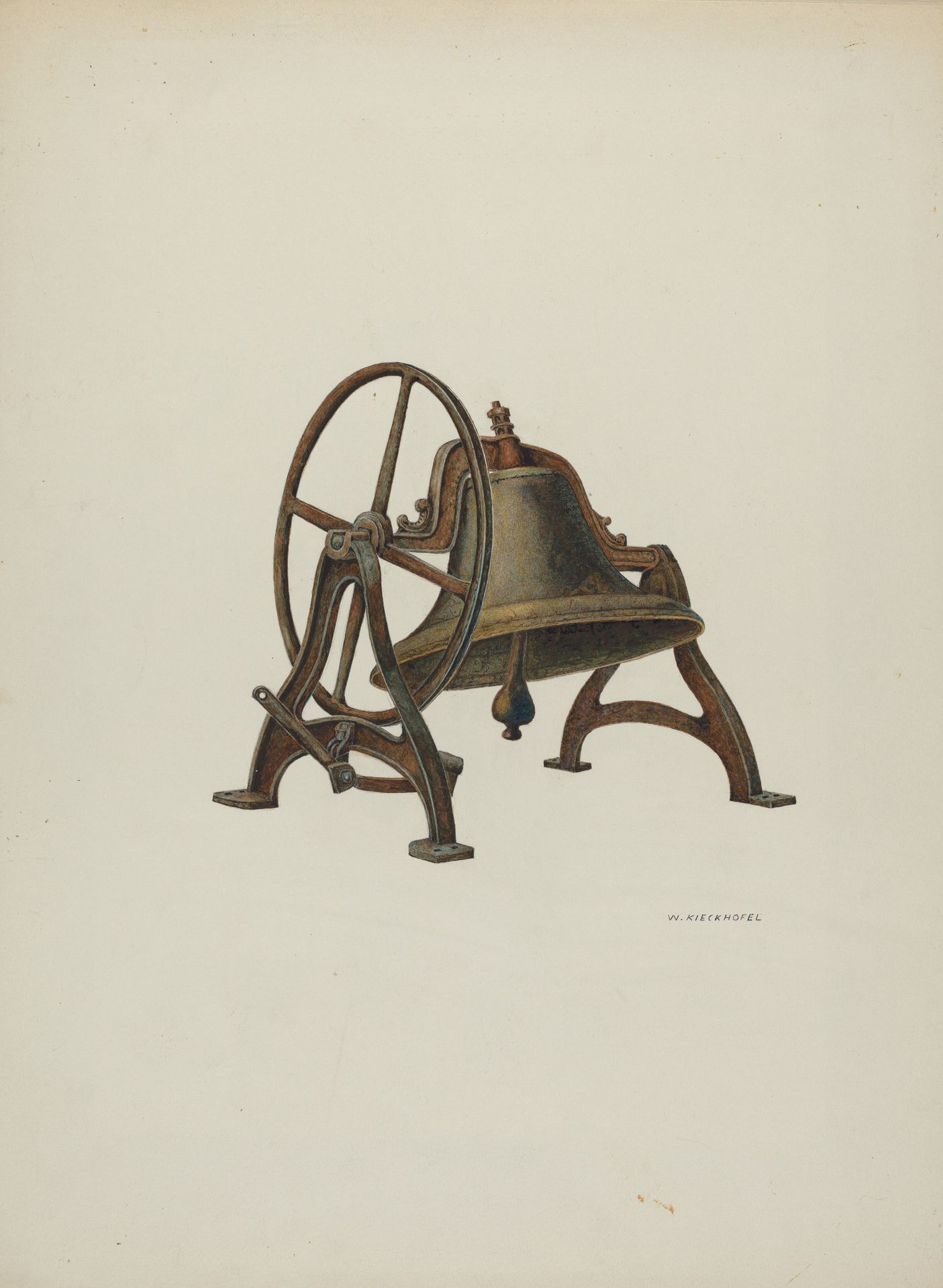 Elementary School Bell by William Kieckhofel