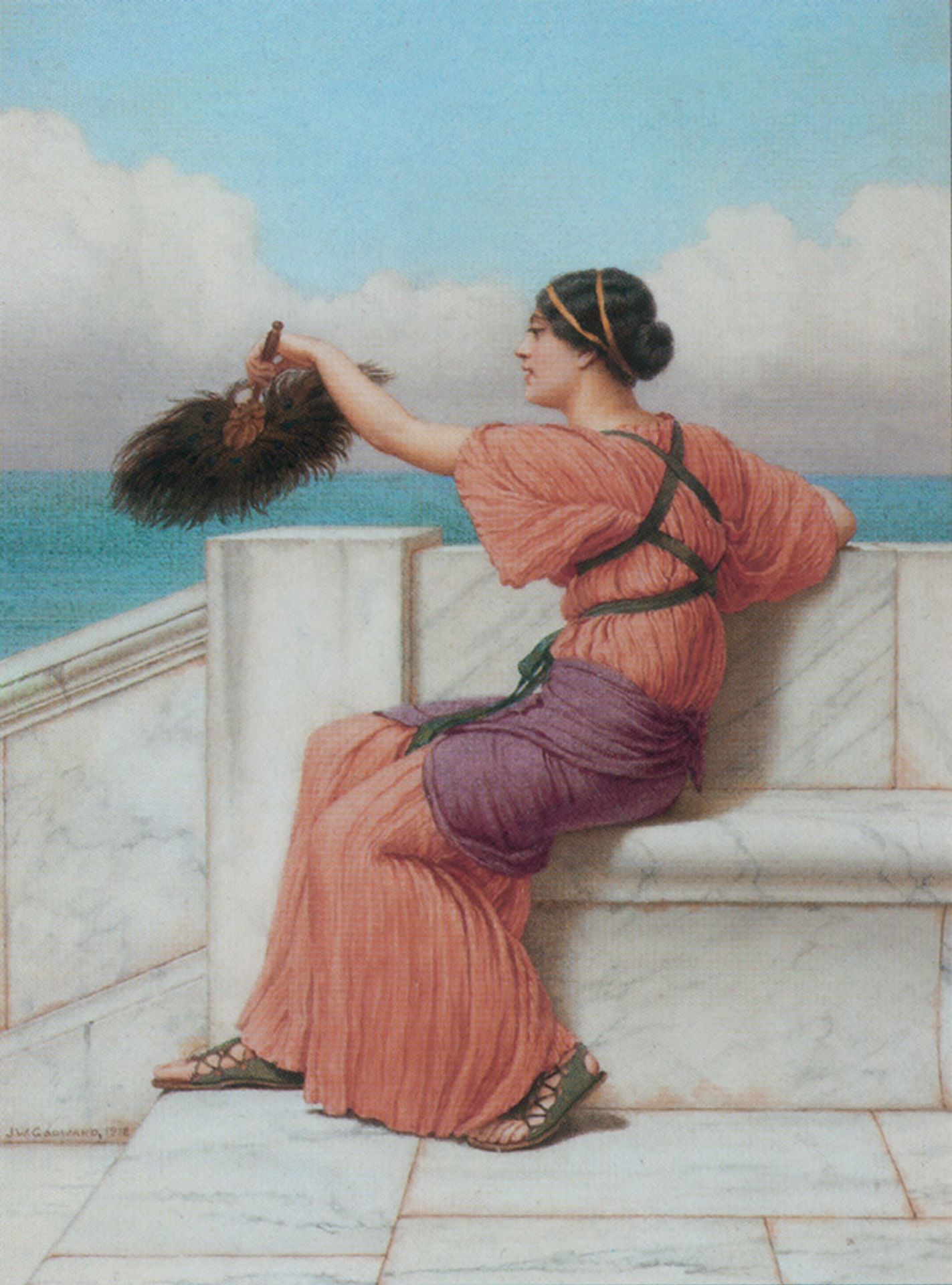 A Fond Farewell by John William Godward